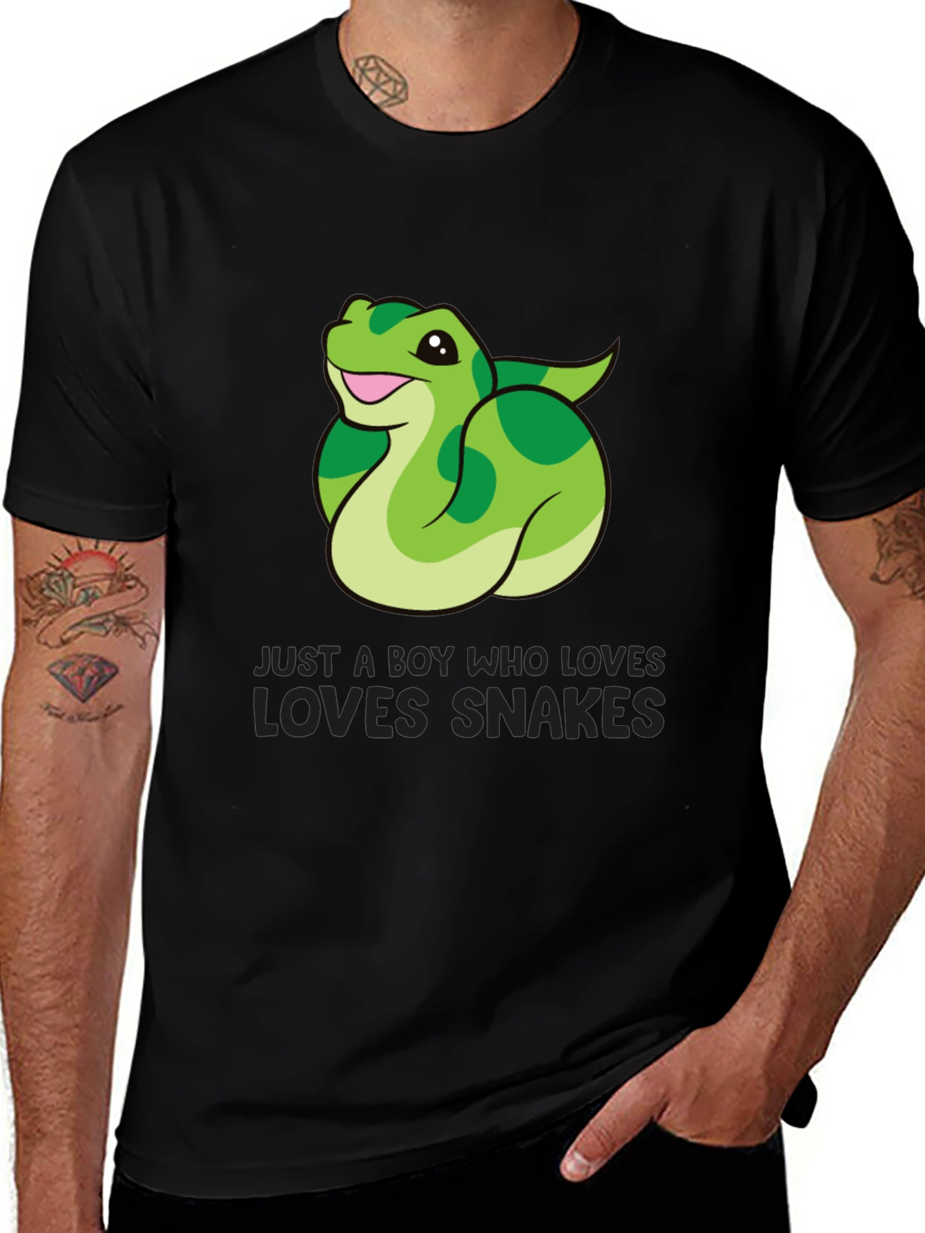 Just a Boy Who Loves Snakes T-Shirt