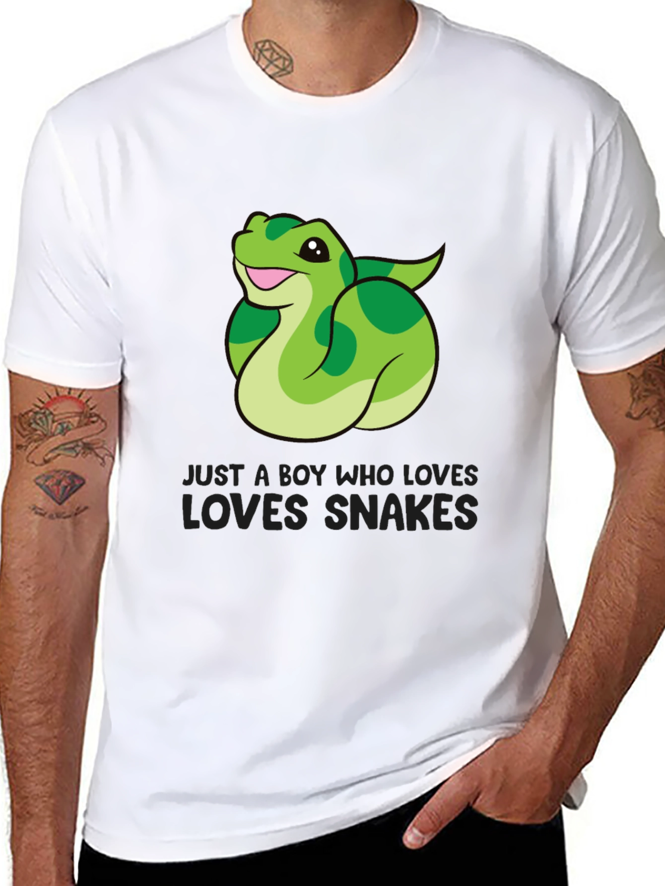 Just a Boy Who Loves Snakes T-Shirt