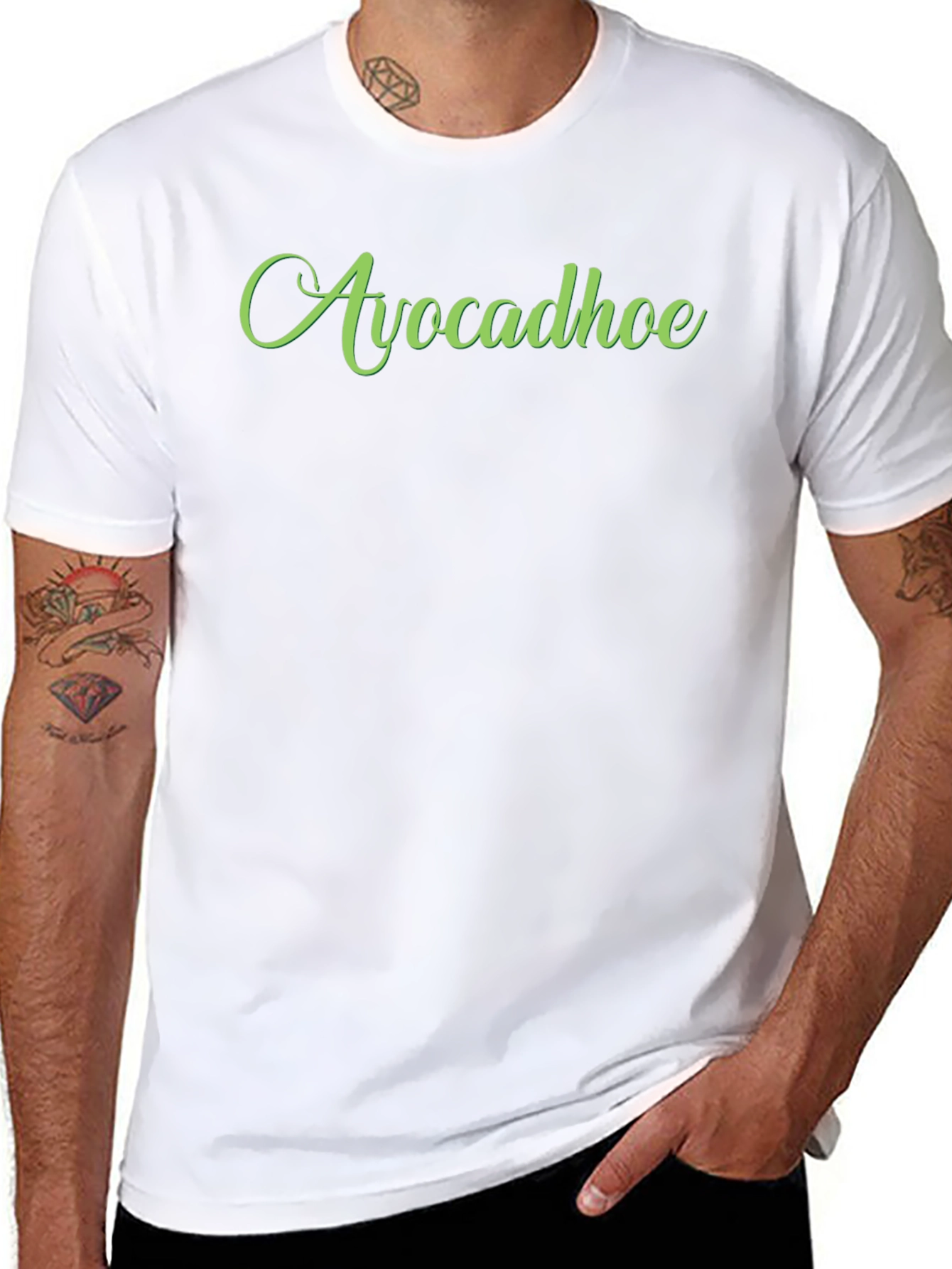 Avocadhoe T-Shirt - Soft Black Tee