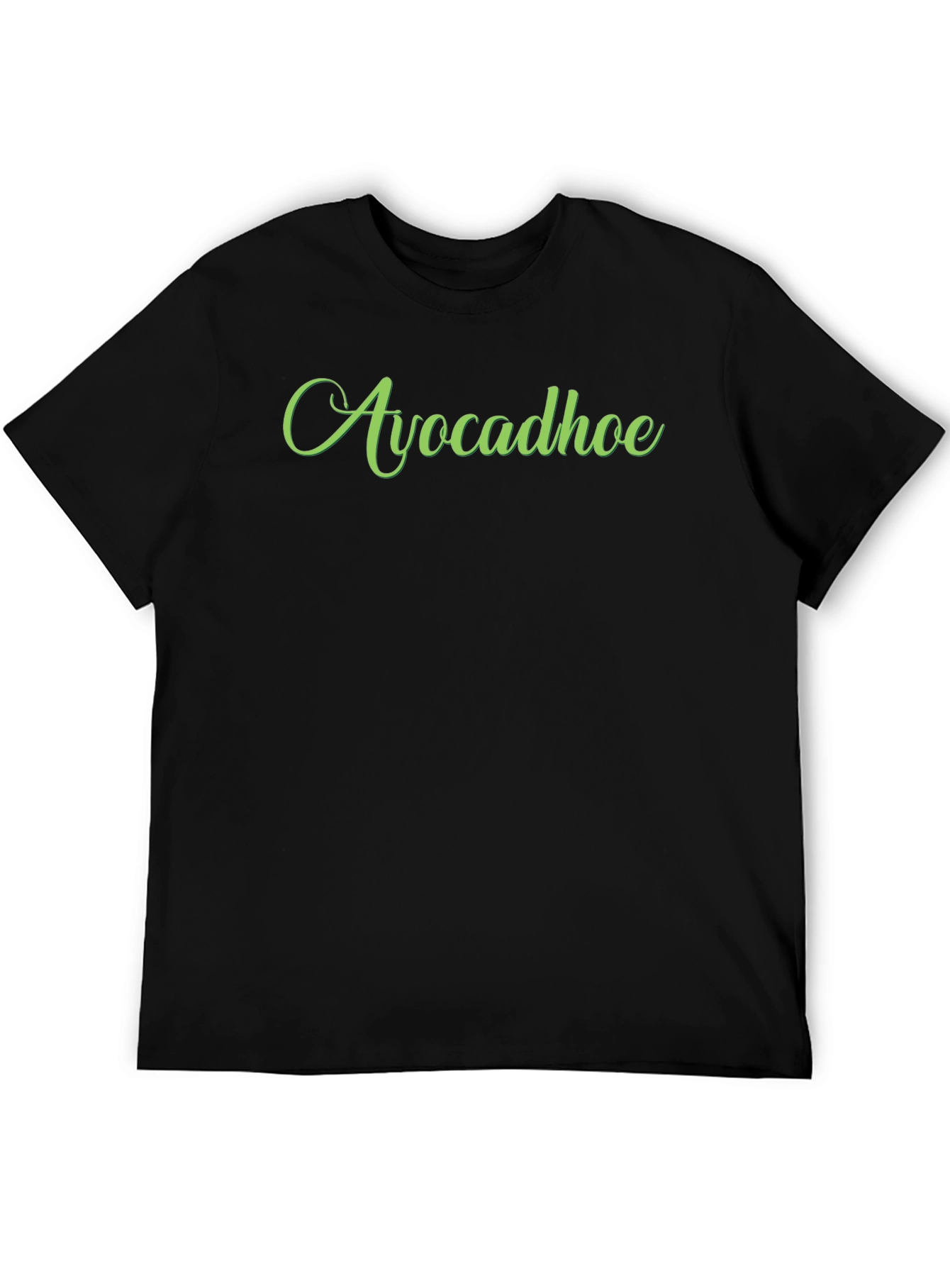 Avocadhoe T-Shirt - Soft Black Tee