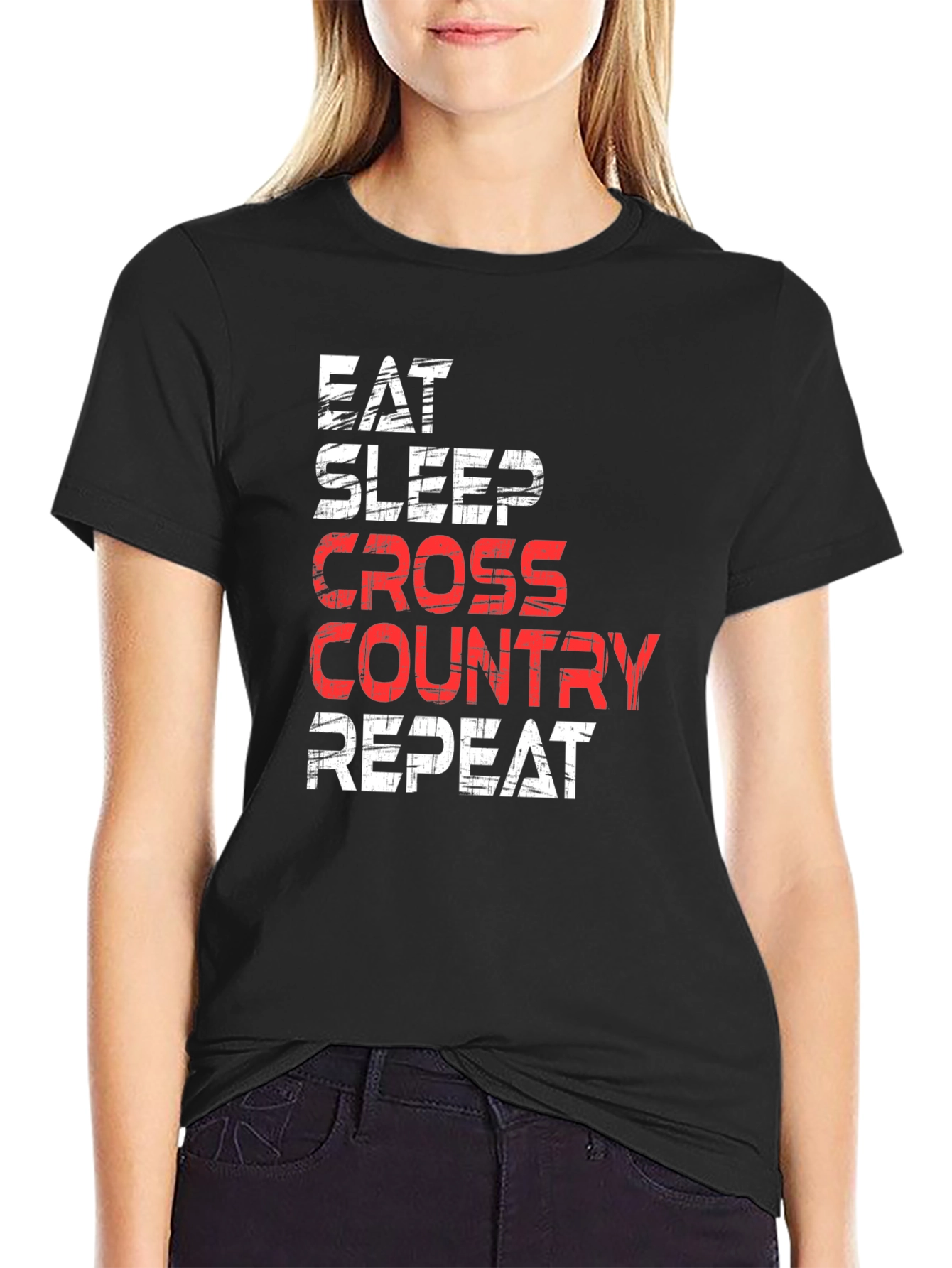 Eat Sleep Cross Country Repeat T-Shirt
