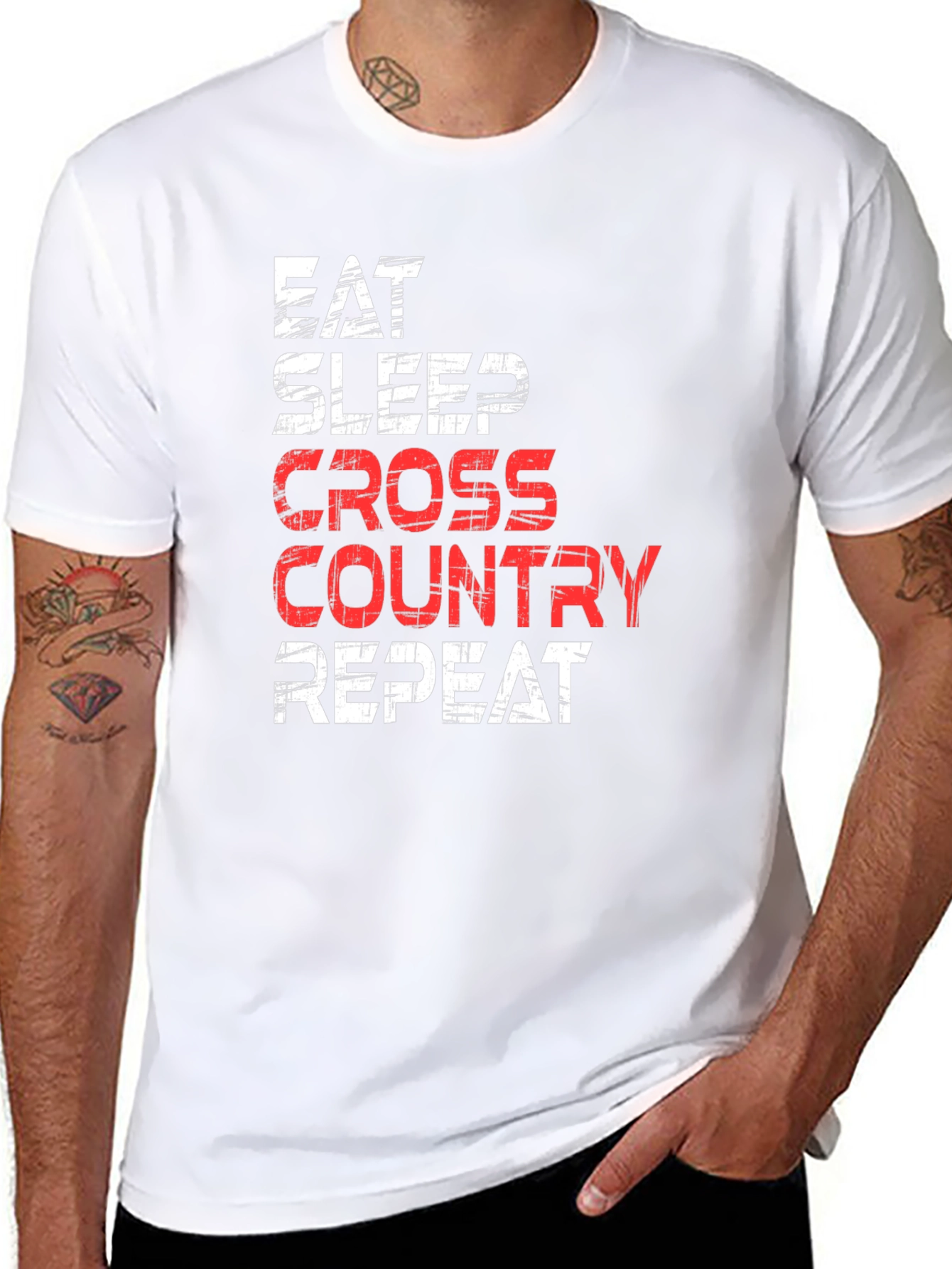 Eat Sleep Cross Country Repeat T-Shirt