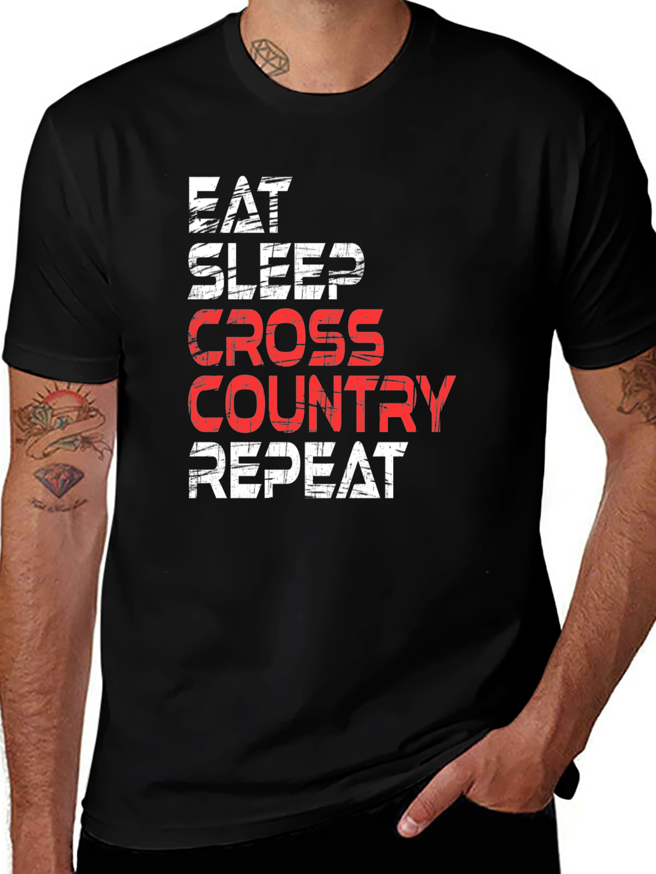 Eat Sleep Cross Country Repeat T-Shirt