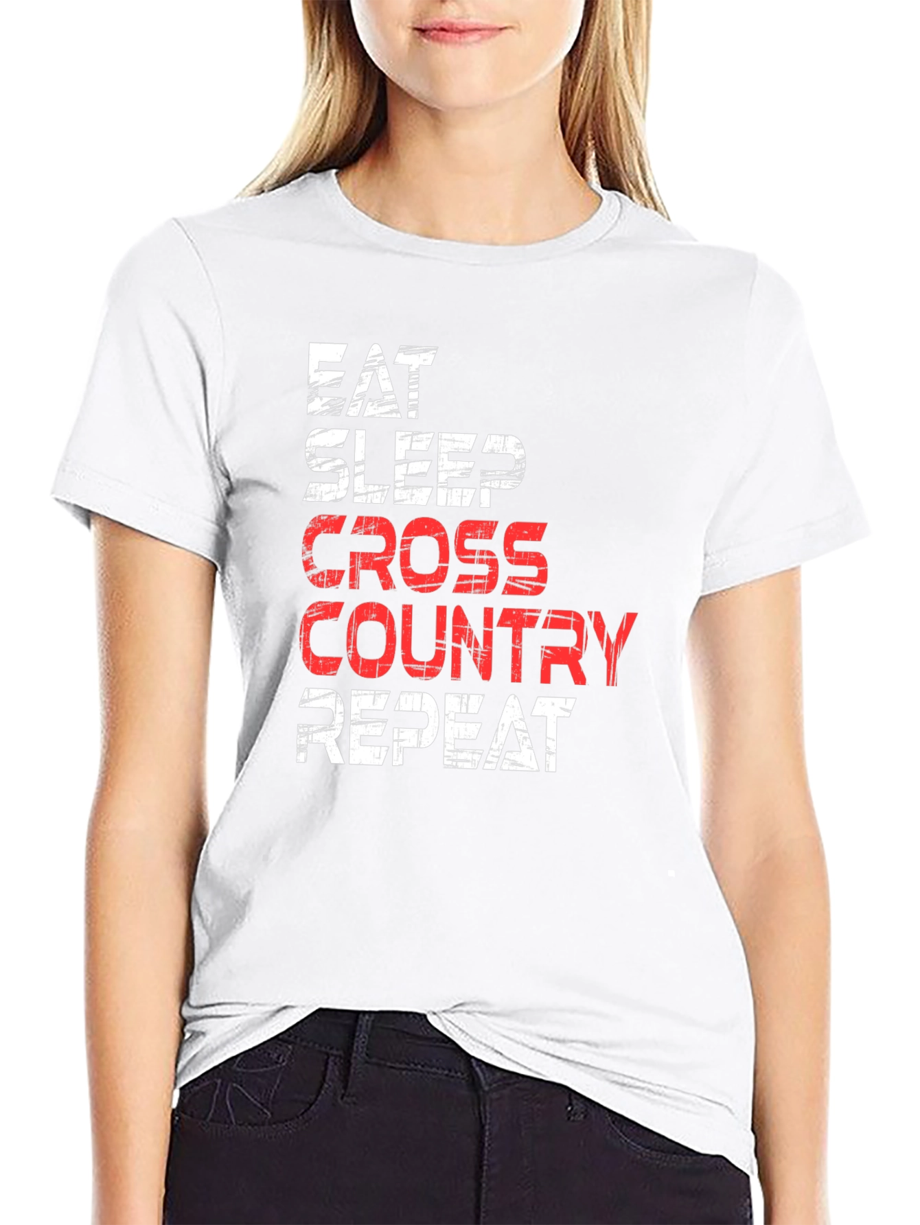 Eat Sleep Cross Country Repeat T-Shirt