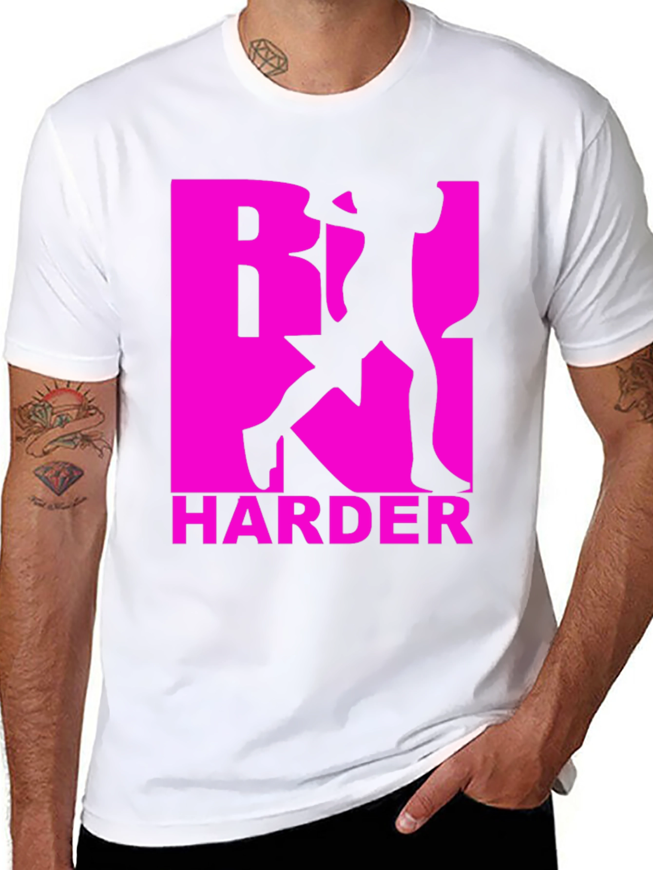 Work Harder T-Shirt - Motivational Fitness Apparel