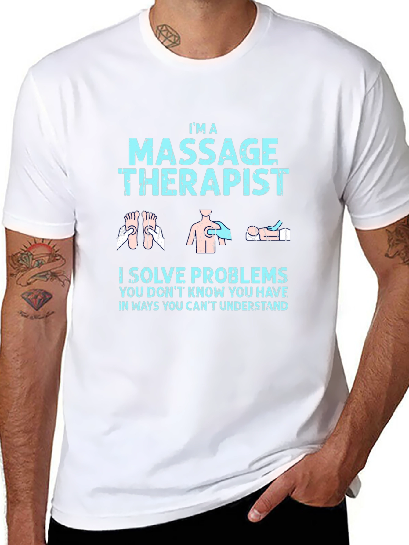 Massage Therapist Graphic T-Shirt