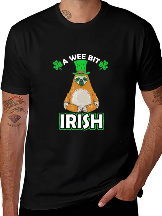 A Wee Bit Irish Sloth Graphic Tee - St. Patricks Day