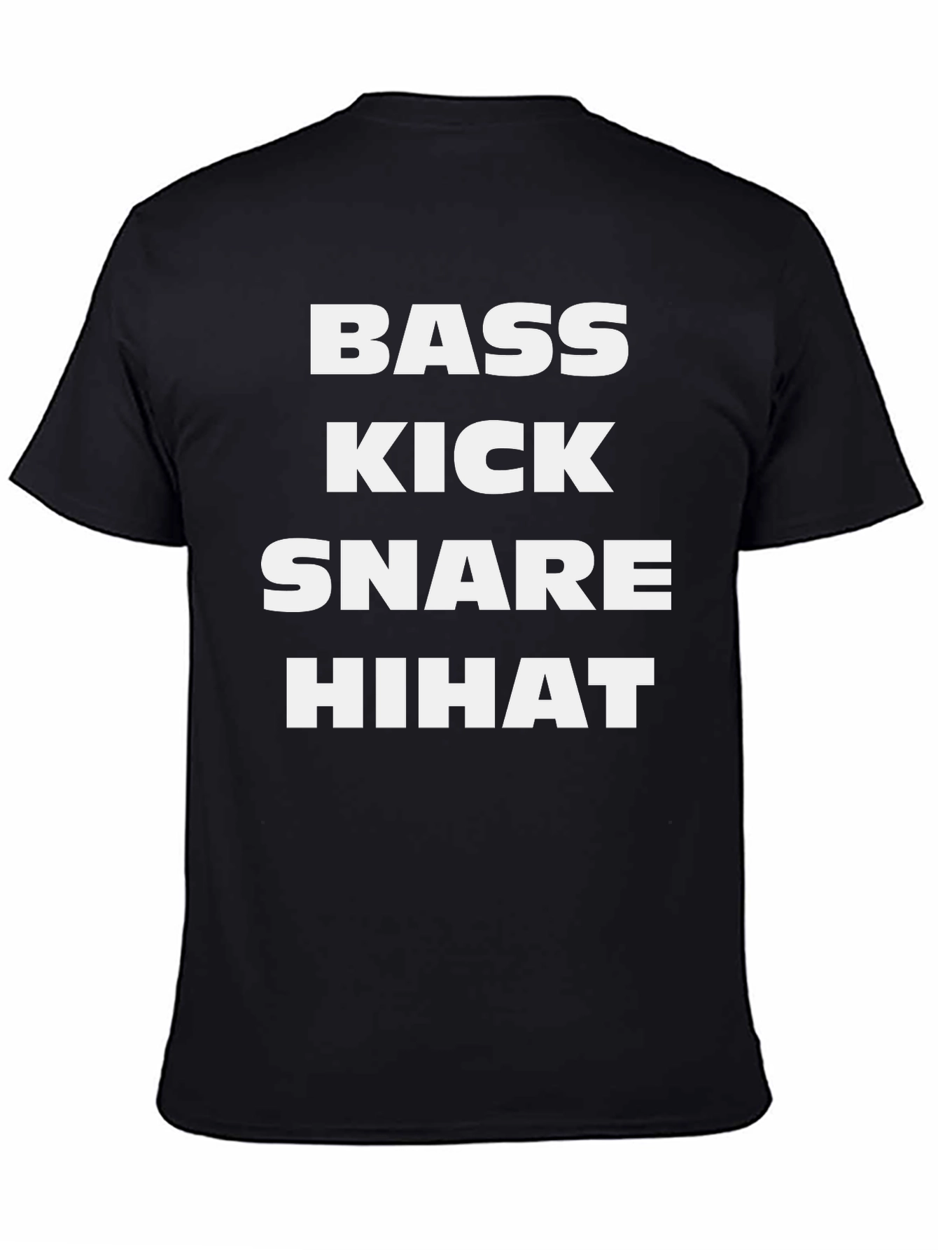 Bass Kick Snare Hihat Graphic Tee