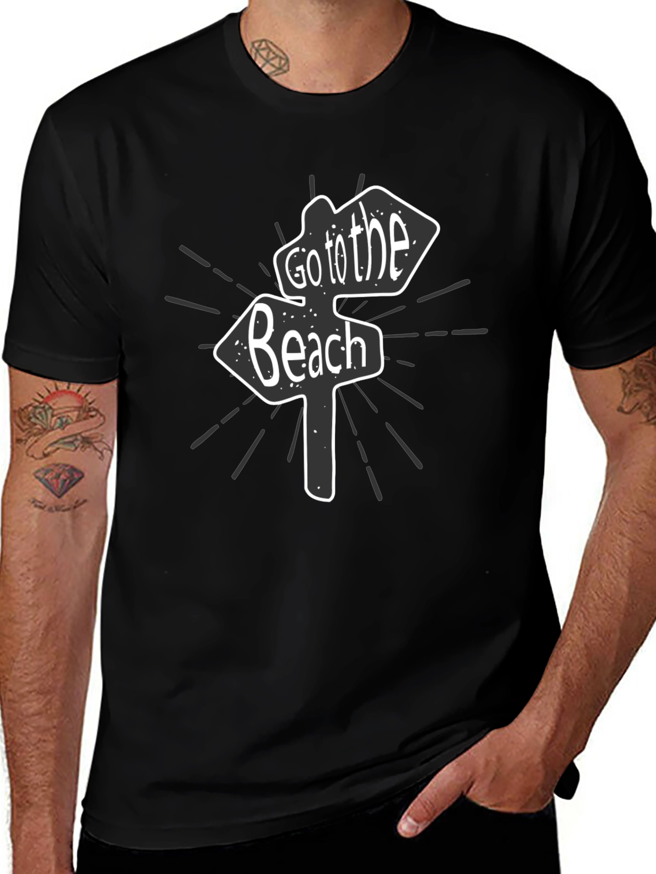 Go To The Beach Graphic Tee