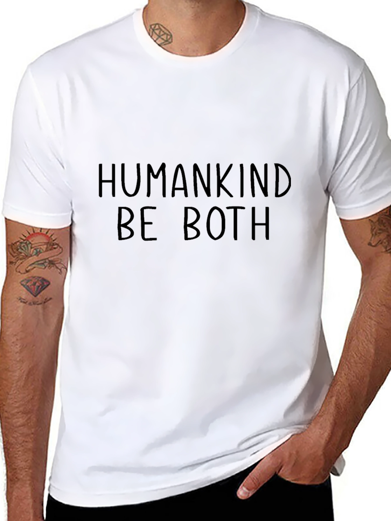 Humankind Be Both Black T-Shirt