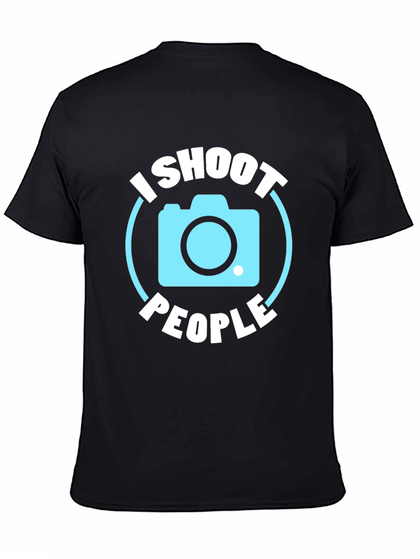 I Shoot People Camera Graphic Tee - Photographer Shirt