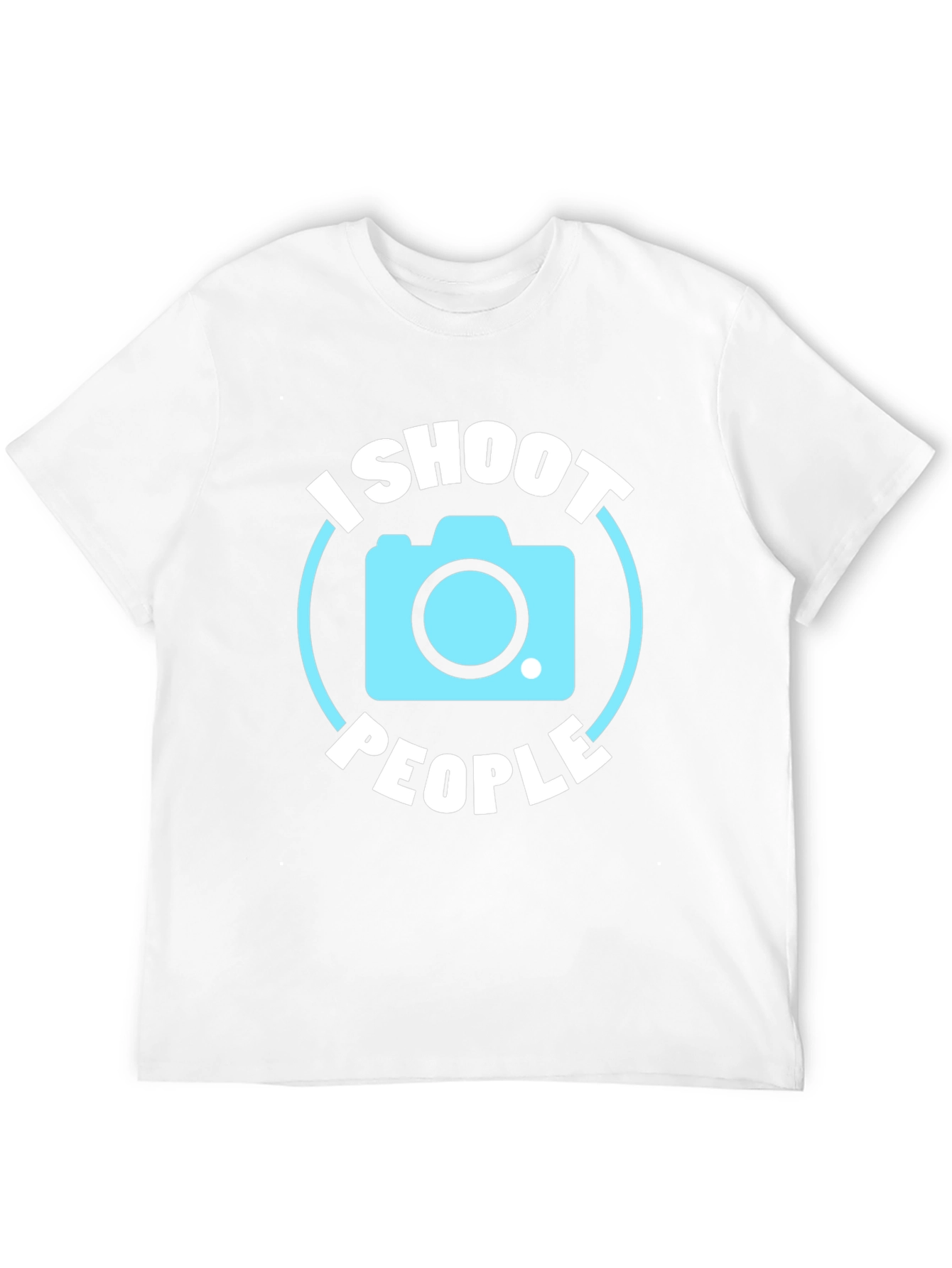 I Shoot People Camera Graphic Tee - Photographer Shirt