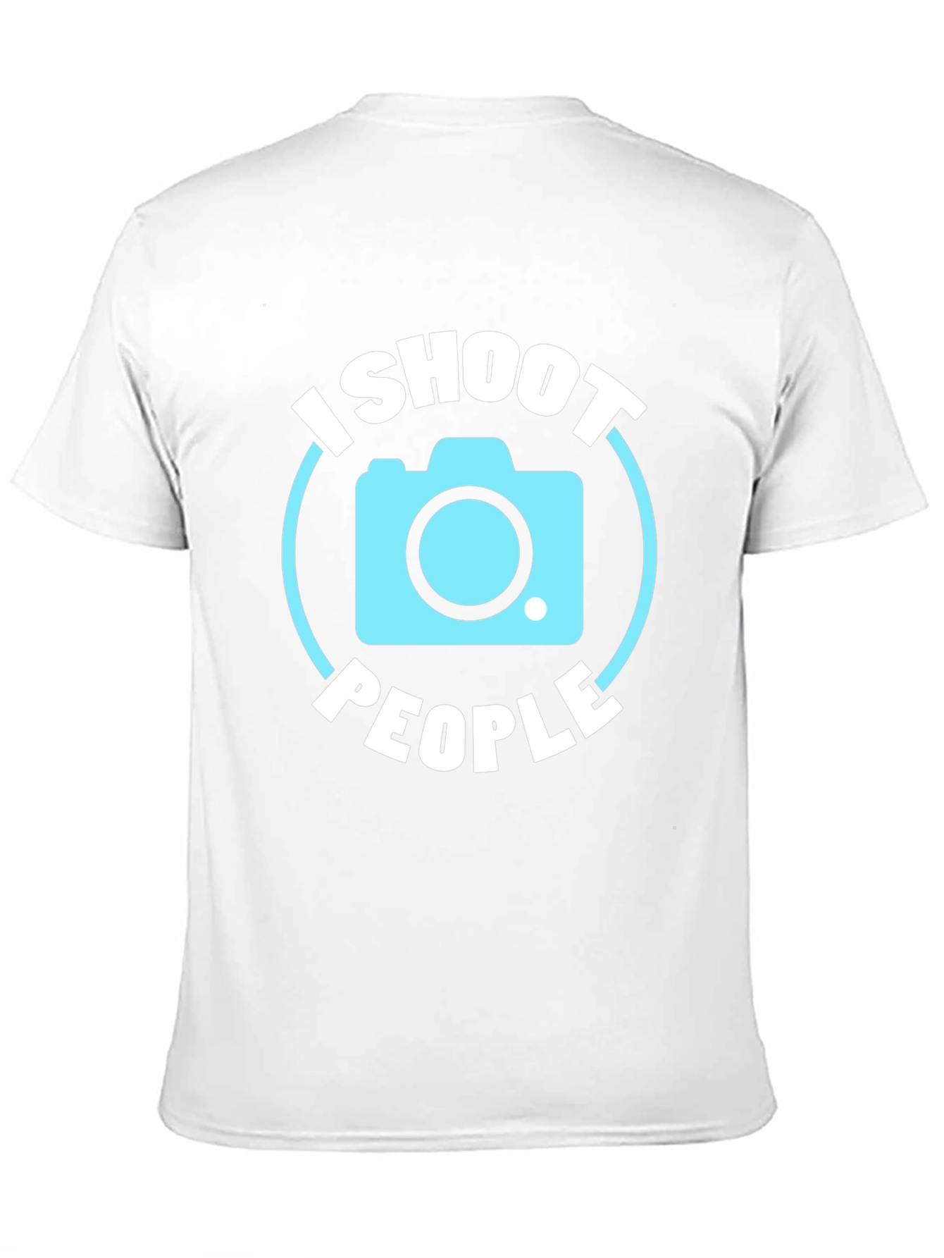 I Shoot People Camera Graphic Tee - Photographer Shirt