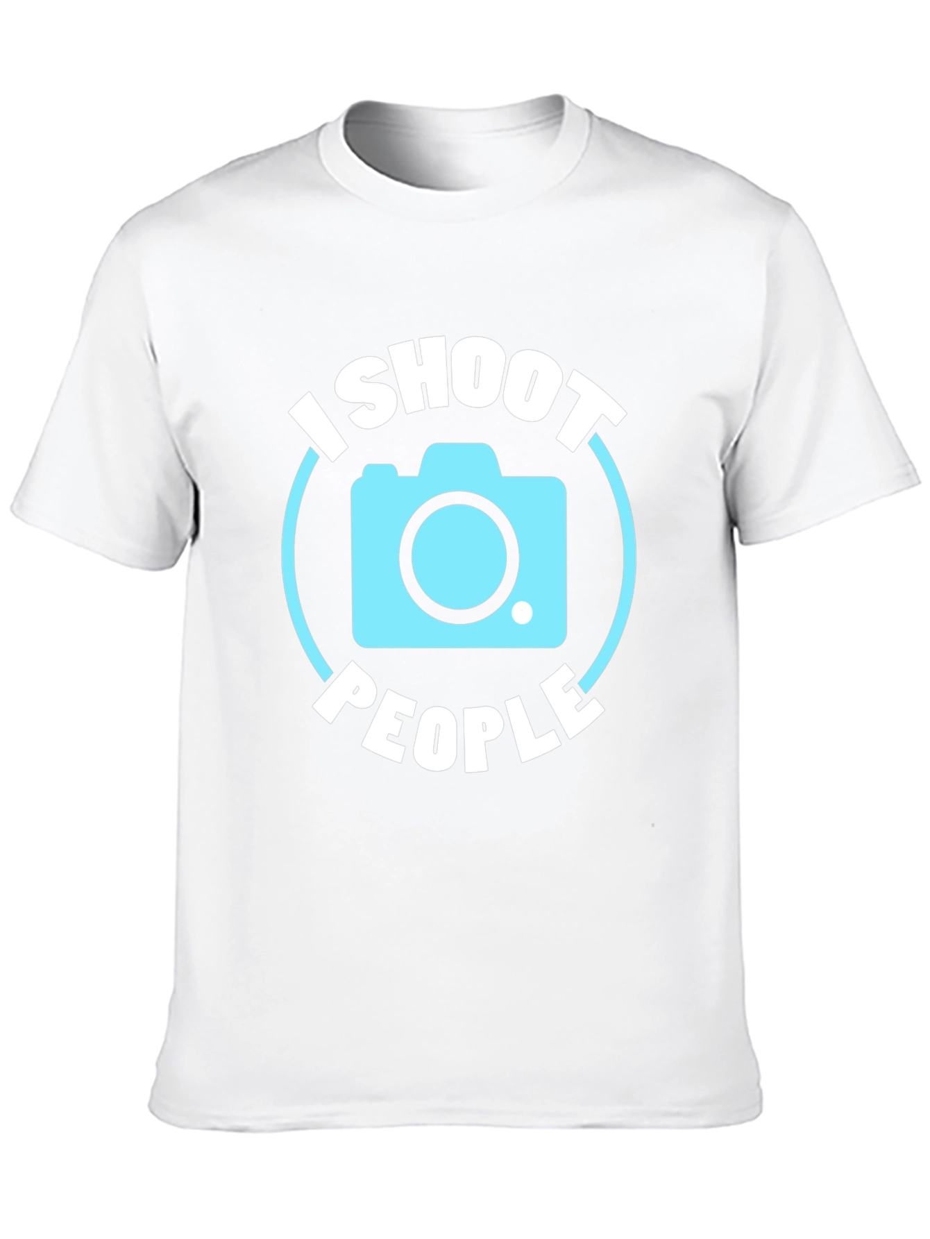 I Shoot People Camera Graphic Tee - Photographer Shirt