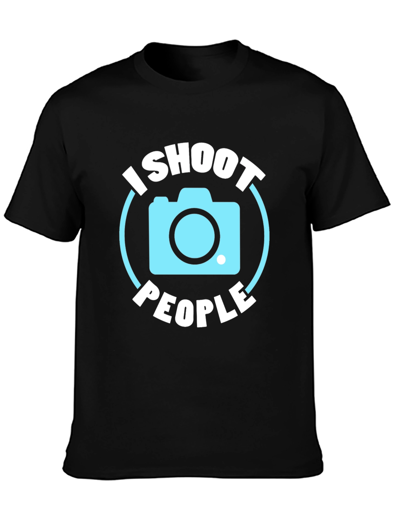 I Shoot People Camera Graphic Tee - Photographer Shirt