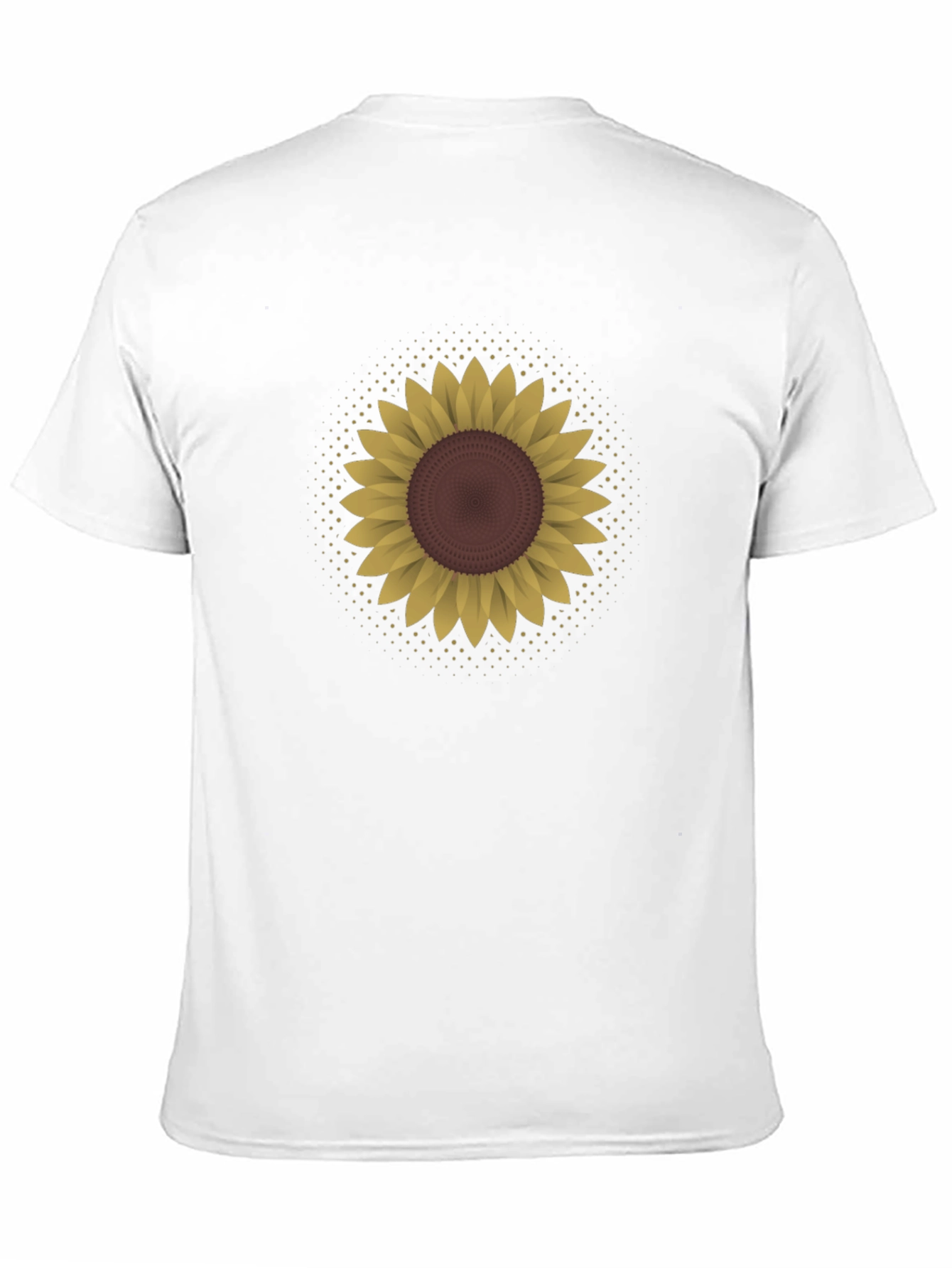 Sunflower Graphic Tee - Black Cotton Blend