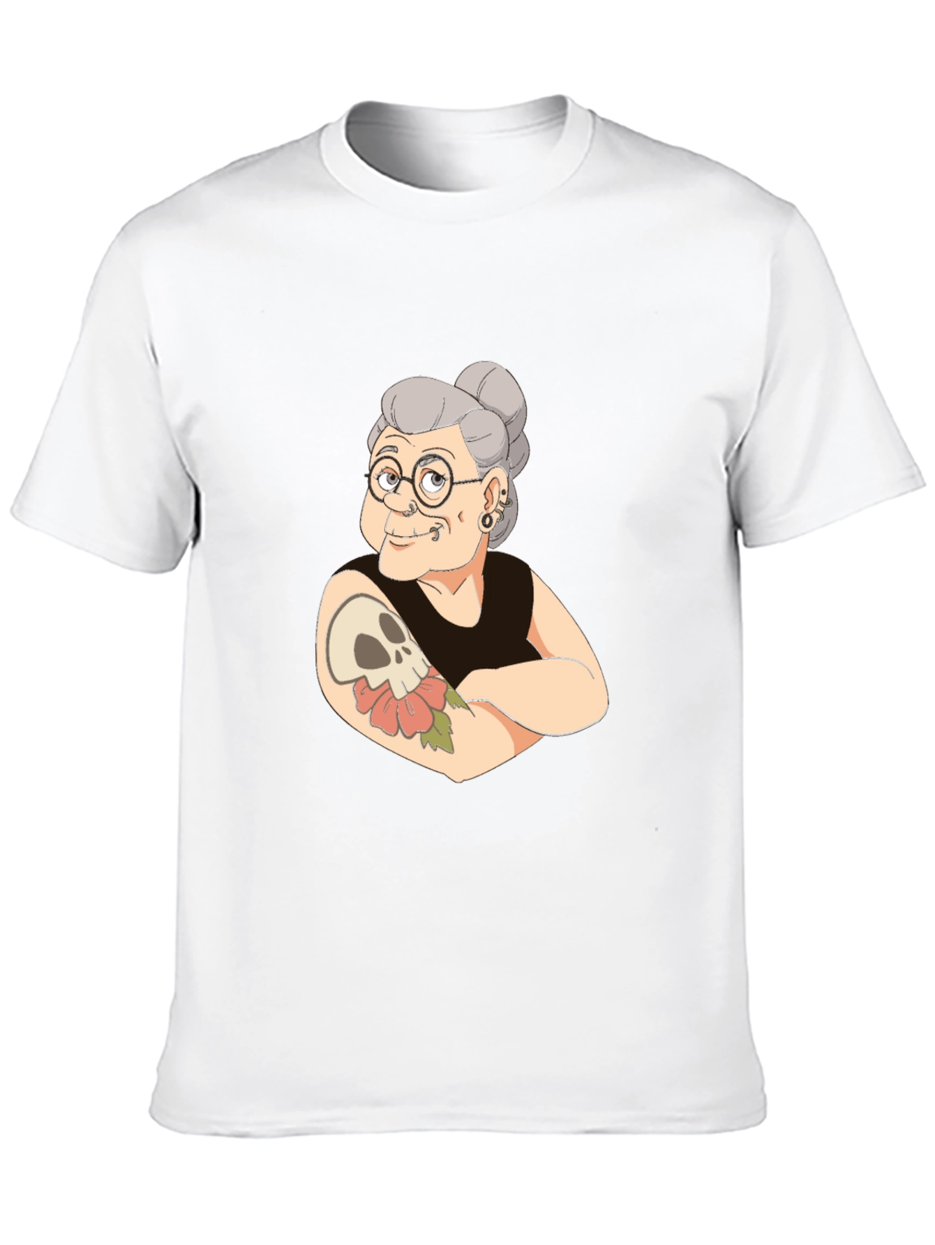 Tattooed Grandma Graphic Tee - Cool & Edgy!