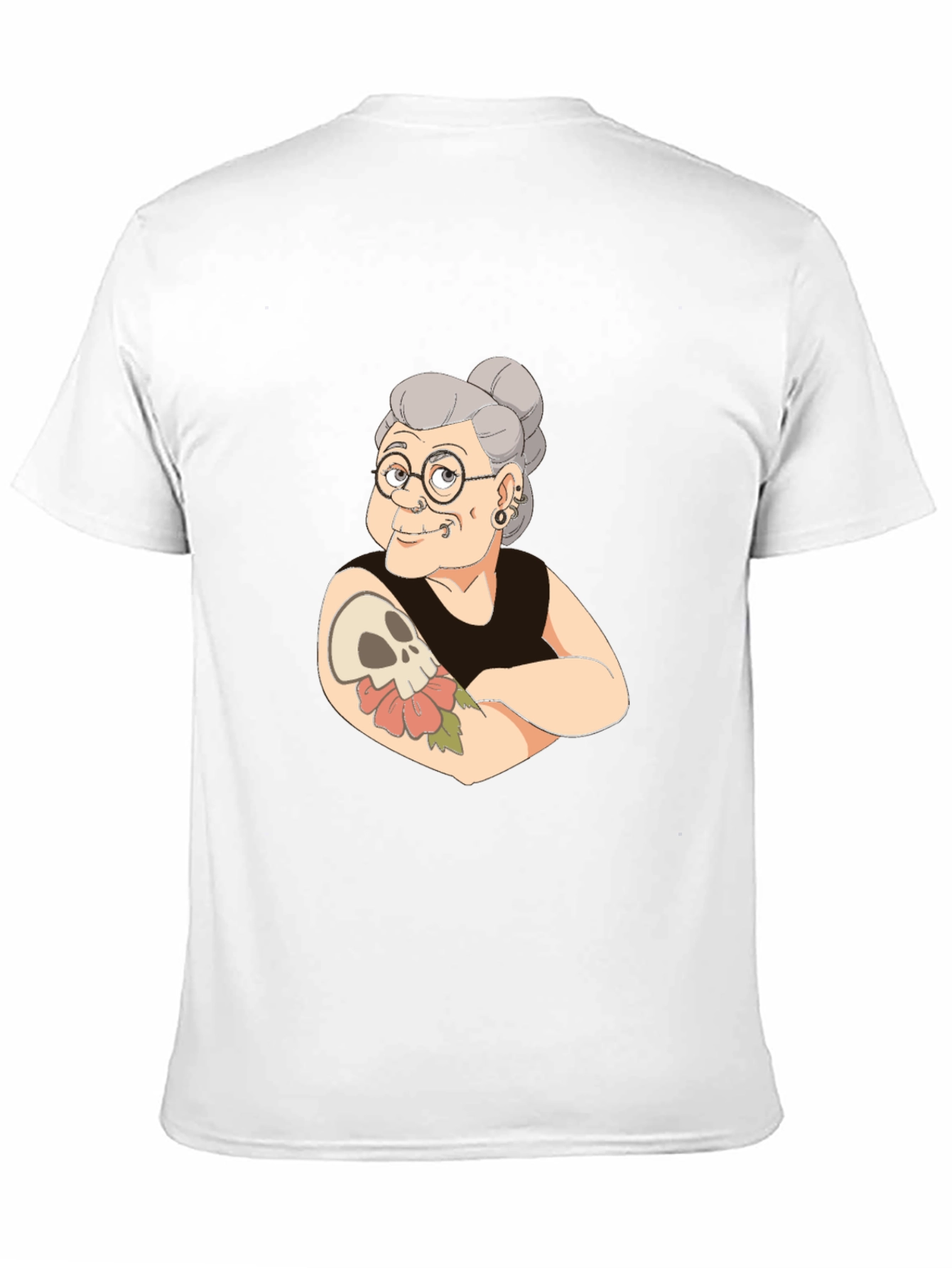 Tattooed Grandma Graphic Tee - Cool & Edgy!