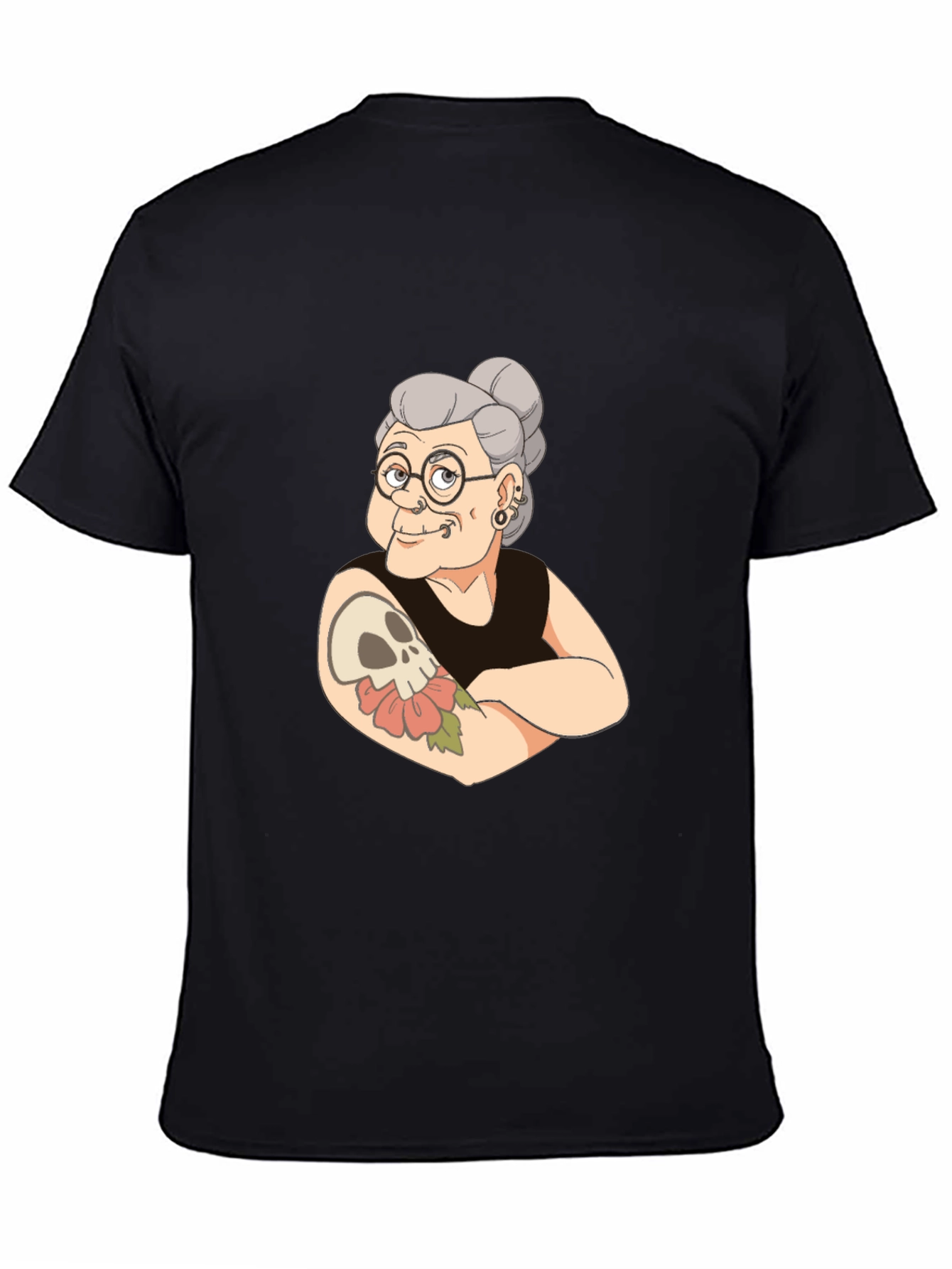 Tattooed Grandma Graphic Tee - Cool & Edgy!