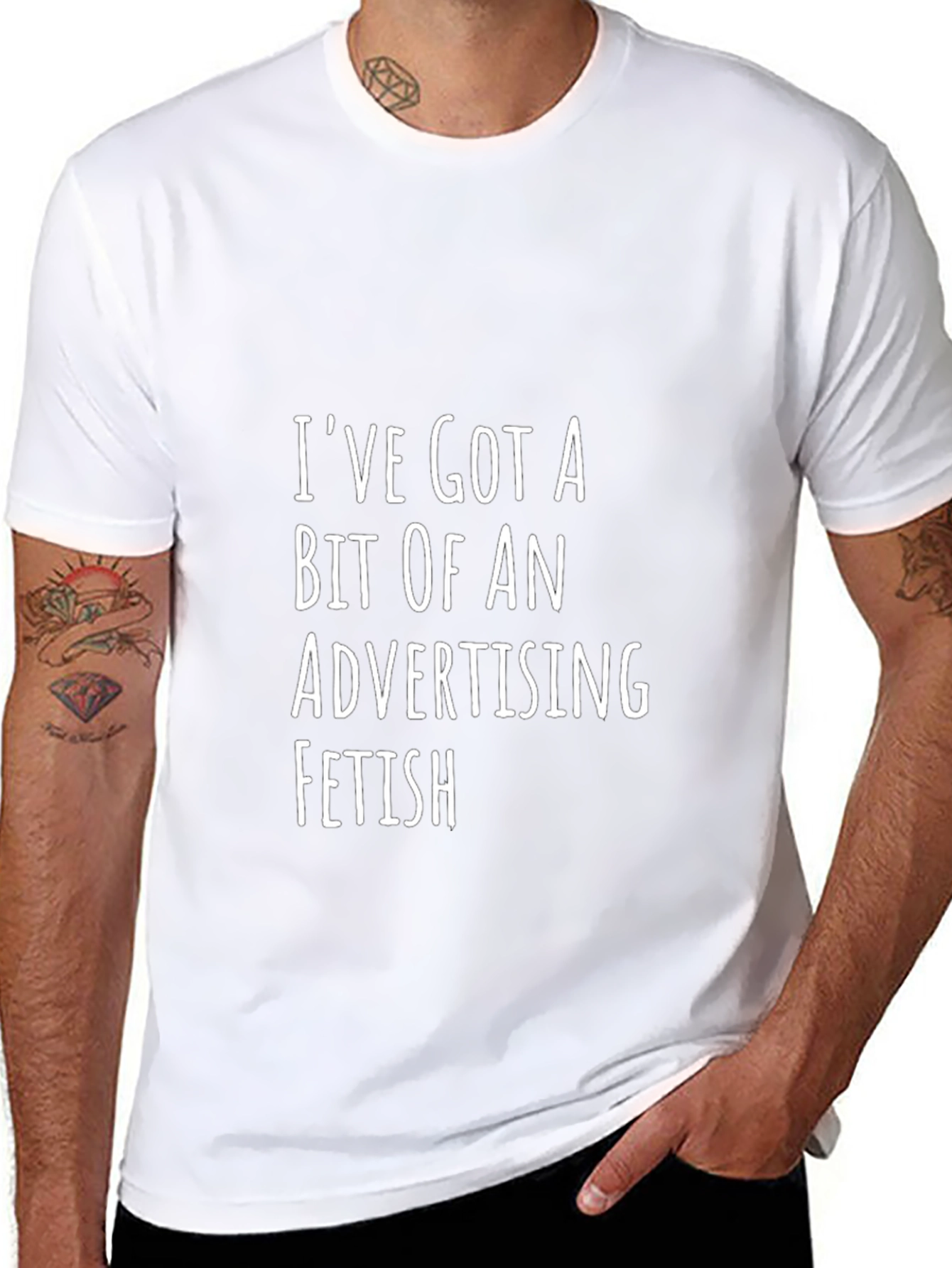 Advertising Fetish Funny T-Shirt