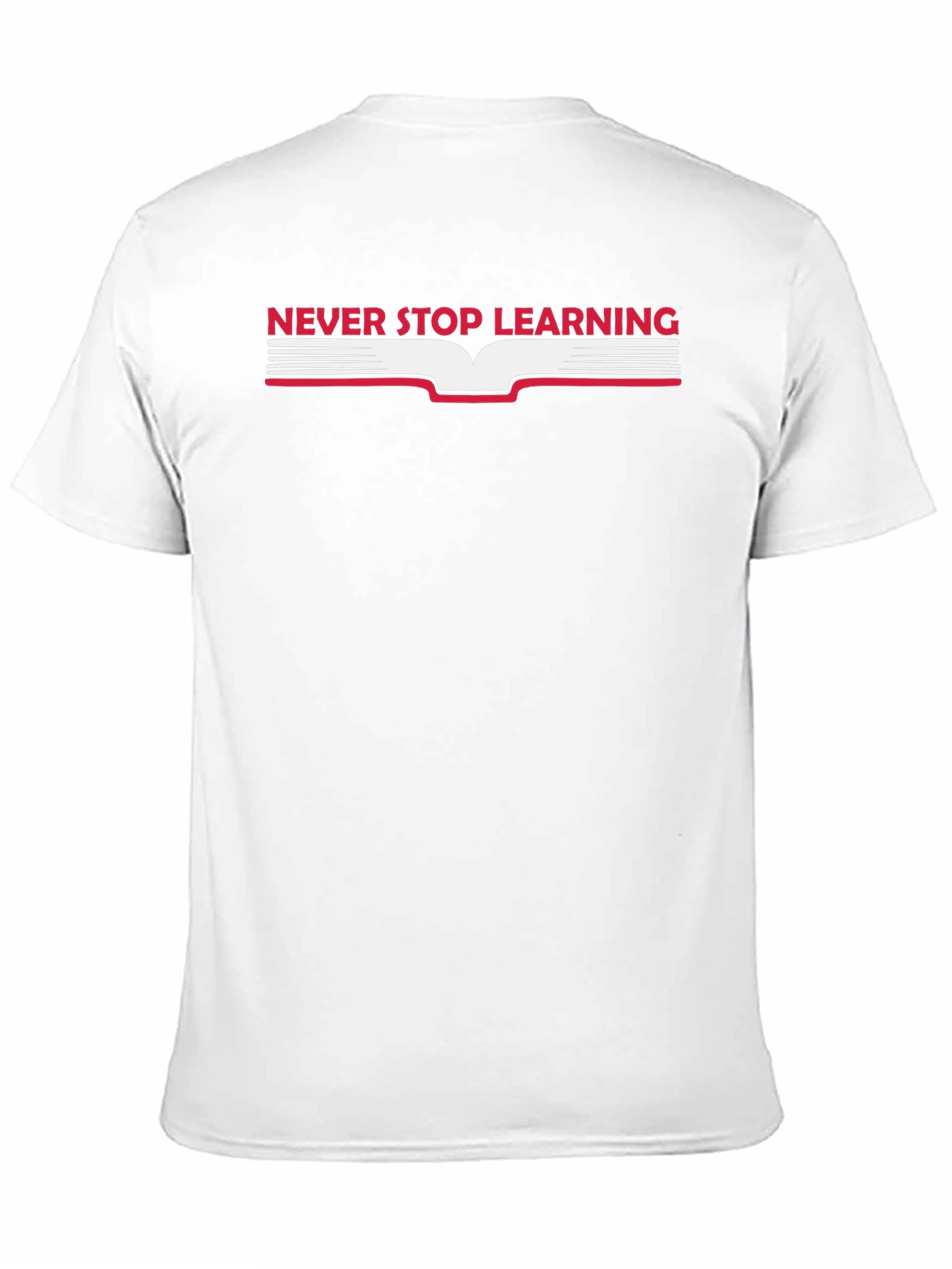 Never Stop Learning Graphic Tee - Black