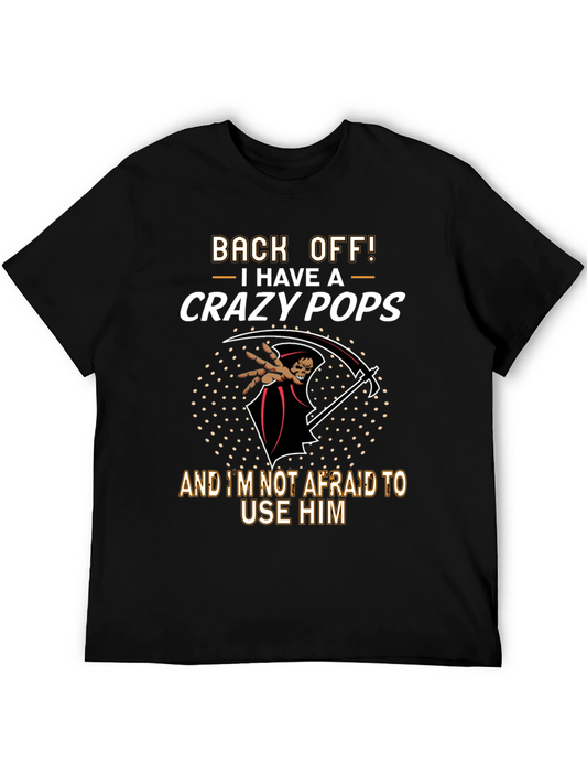 Crazy Pops Graphic T-Shirt - Back Off Grim Reaper