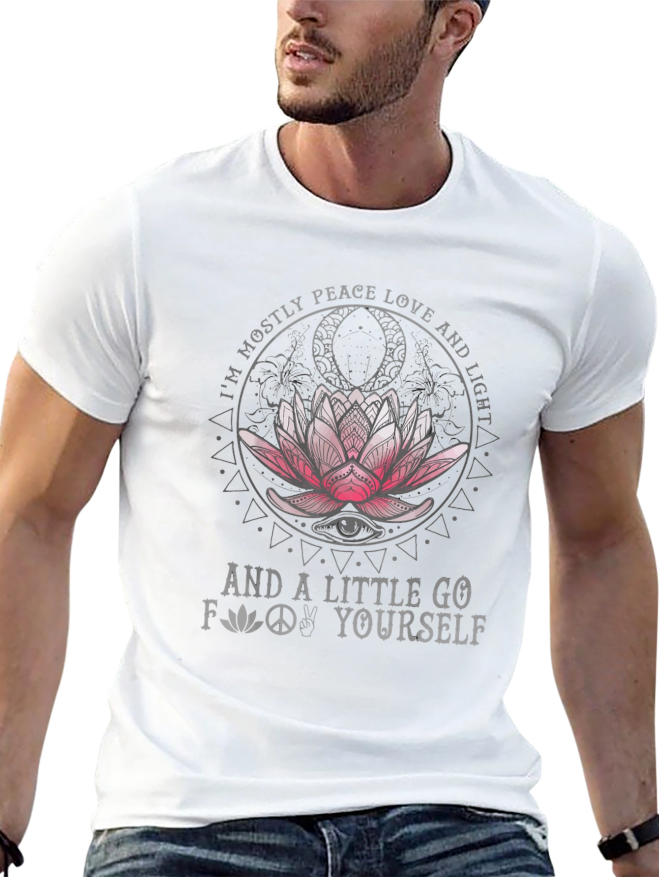 Peace Love Light Graphic T-Shirt