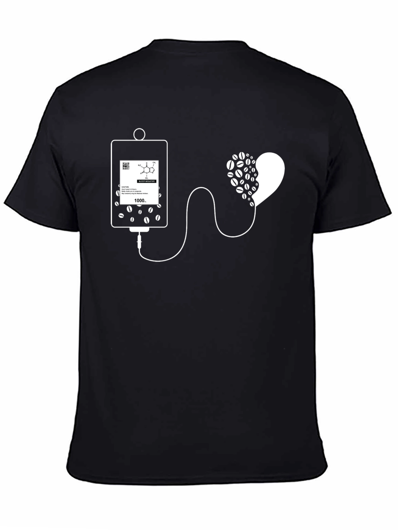 Coffee IV Drip T-Shirt - Caffeine Lover Tee