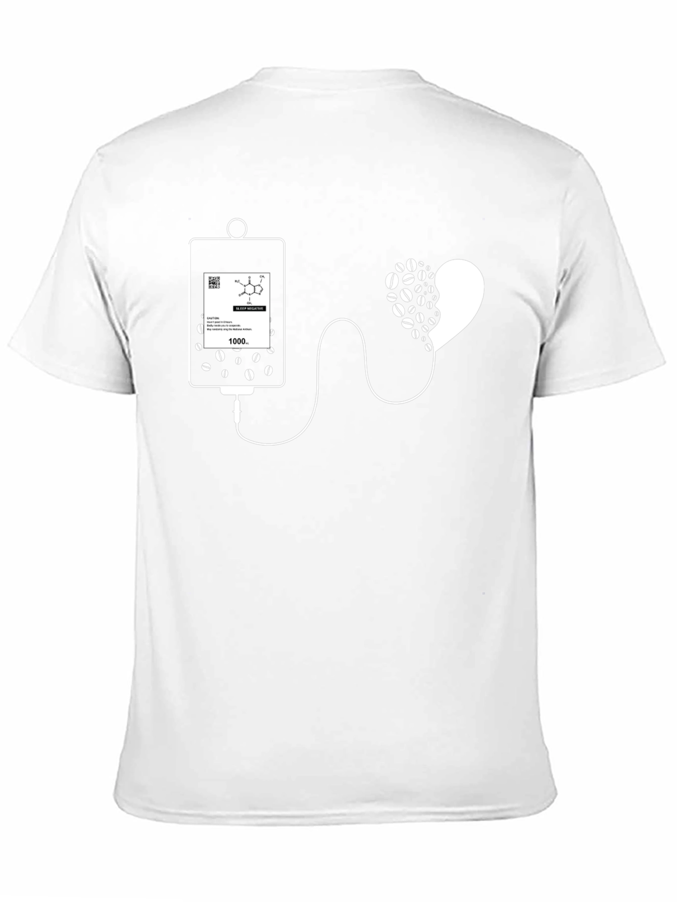 Coffee IV Drip T-Shirt - Caffeine Lover Tee