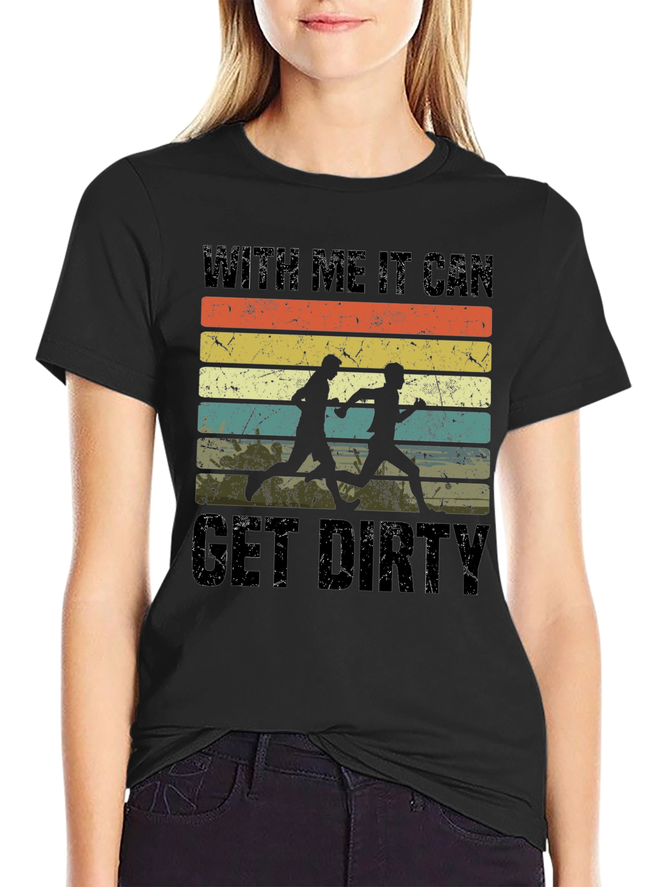 Trail Running Get Dirty Graphic Tee