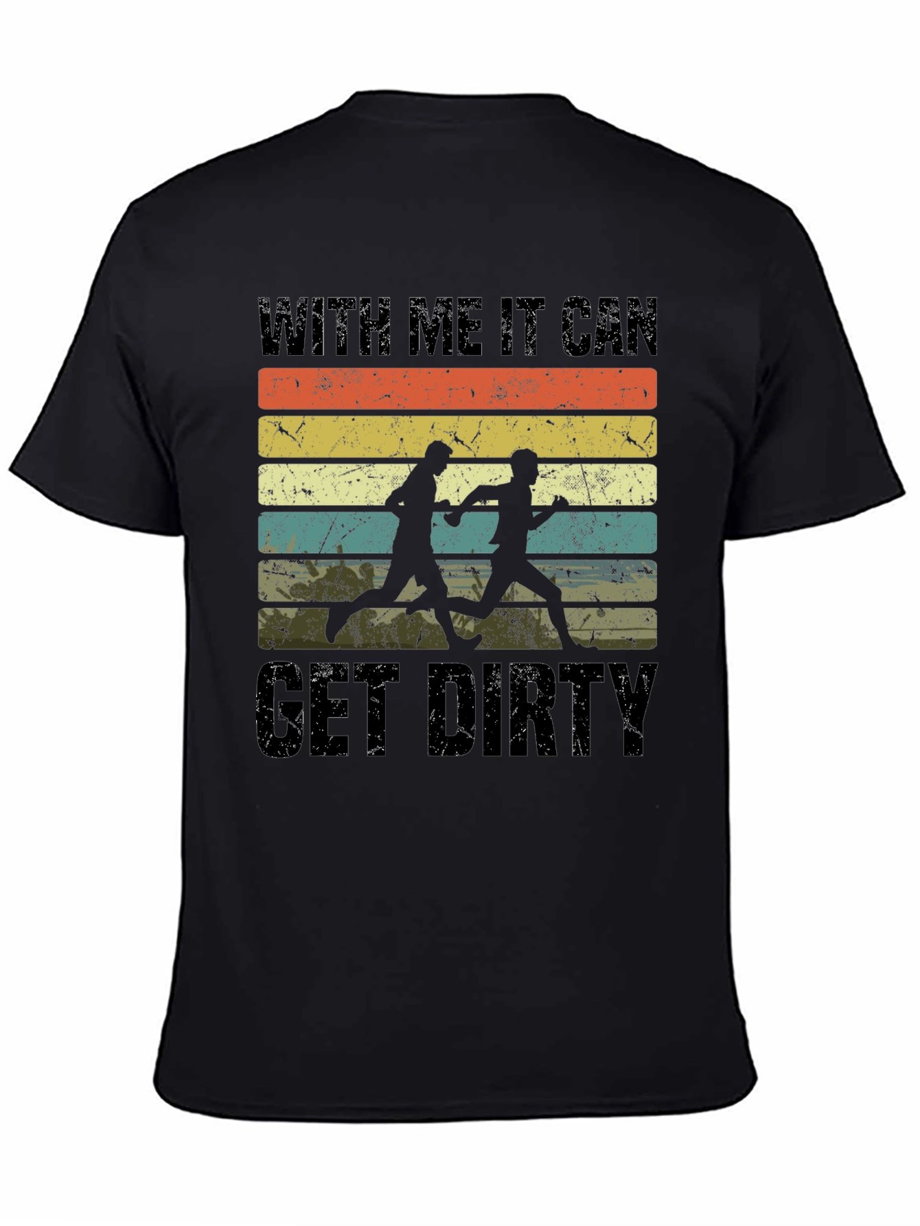 Trail Running Get Dirty Graphic Tee