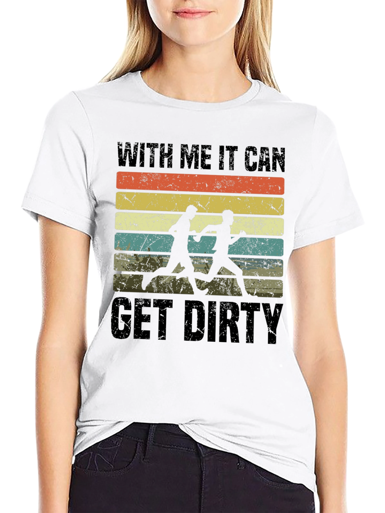 Trail Running Get Dirty Graphic Tee