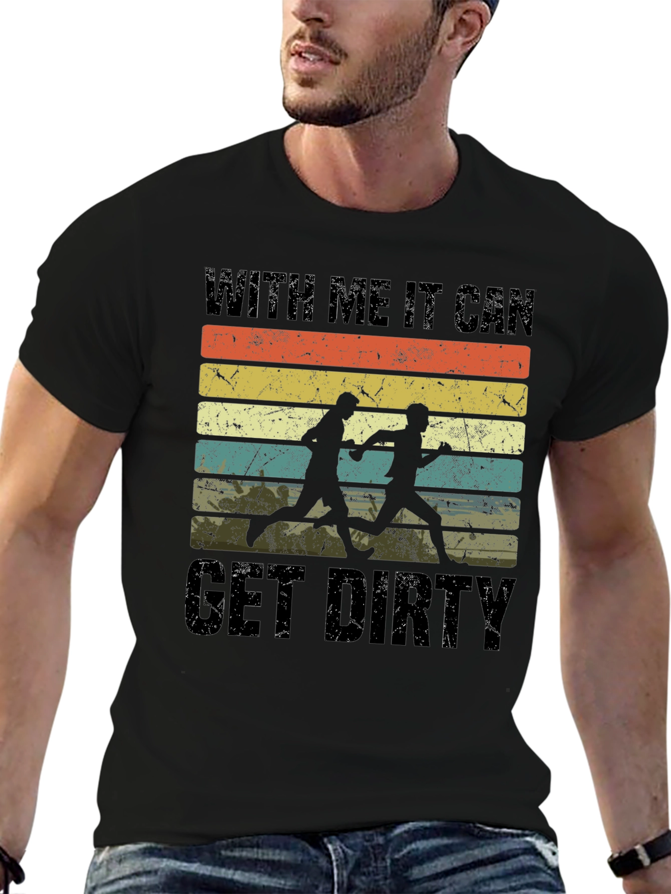 Trail Running Get Dirty Graphic Tee