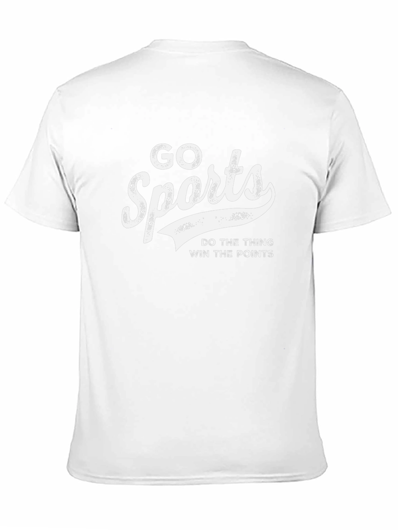 Go Sports Graphic Tee - Black Cotton T-Shirt