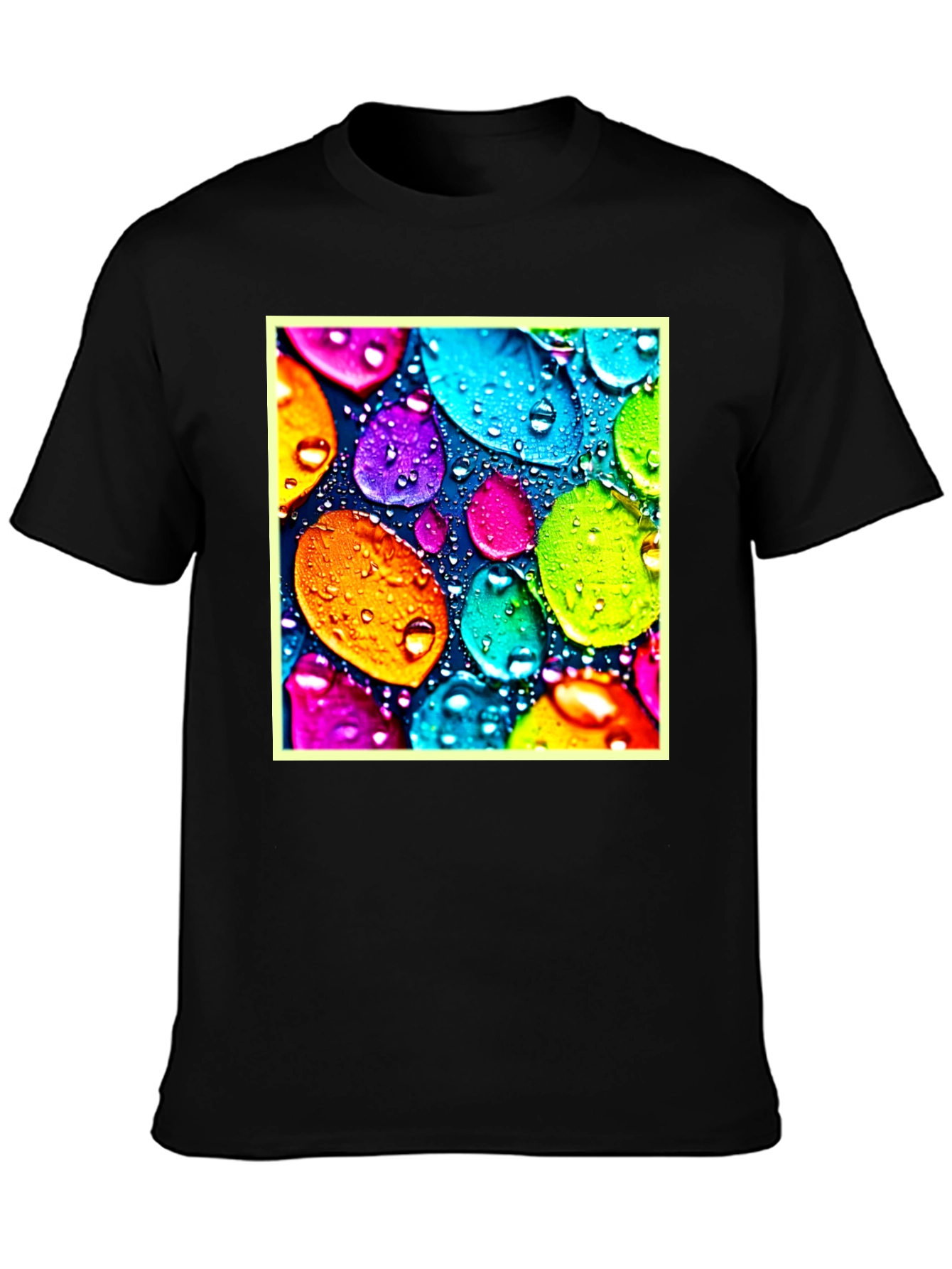Vibrant Droplet Design Tee