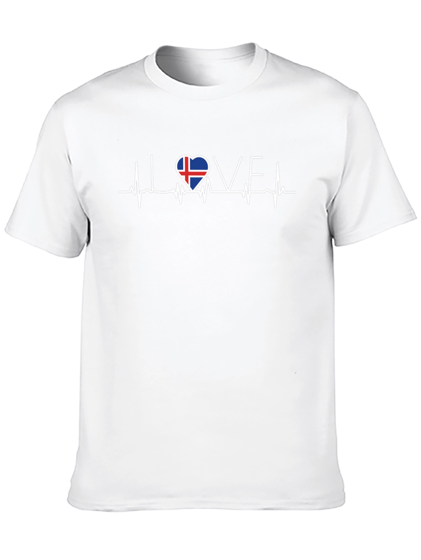 Icelandic Love Heartbeat T-Shirt
