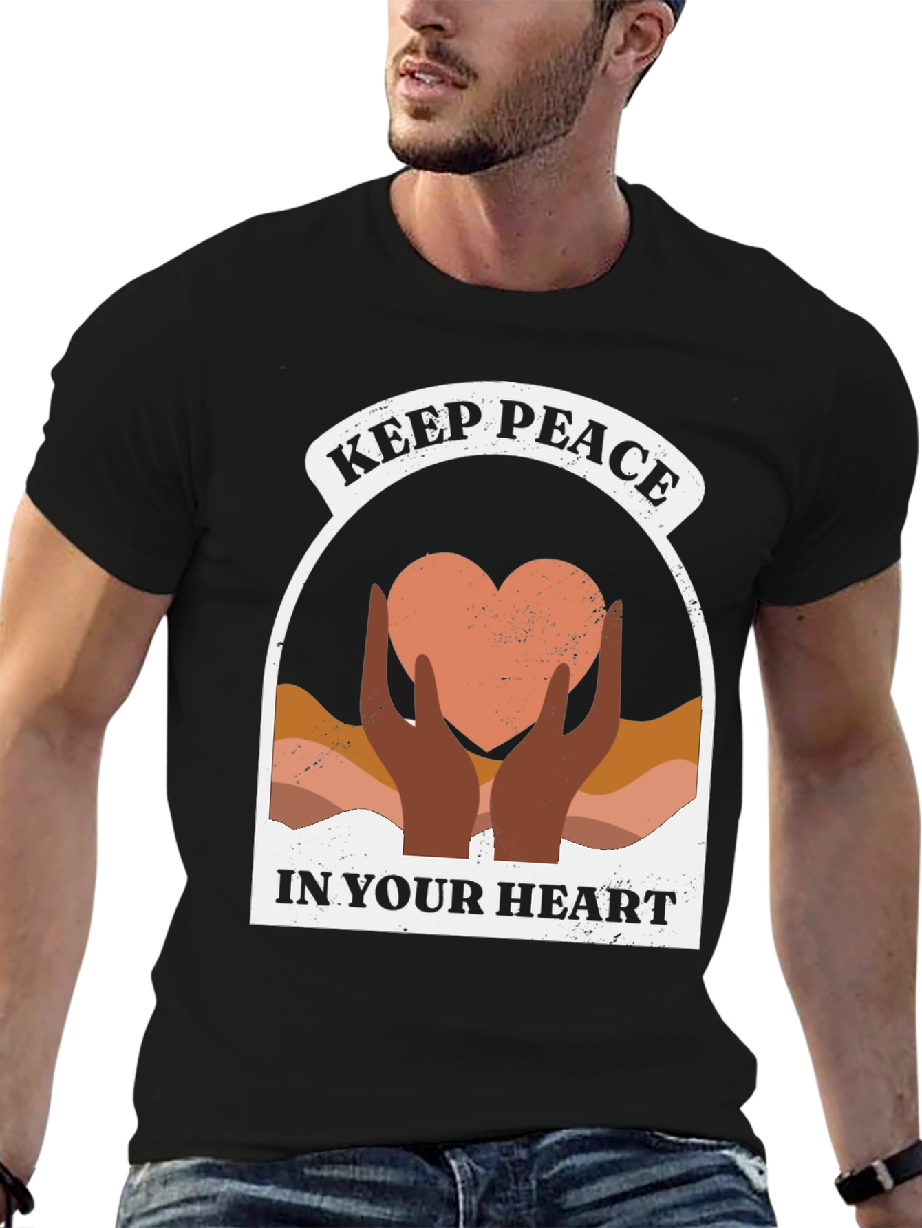 Keep Peace in Your Heart Graphic T-Shirt