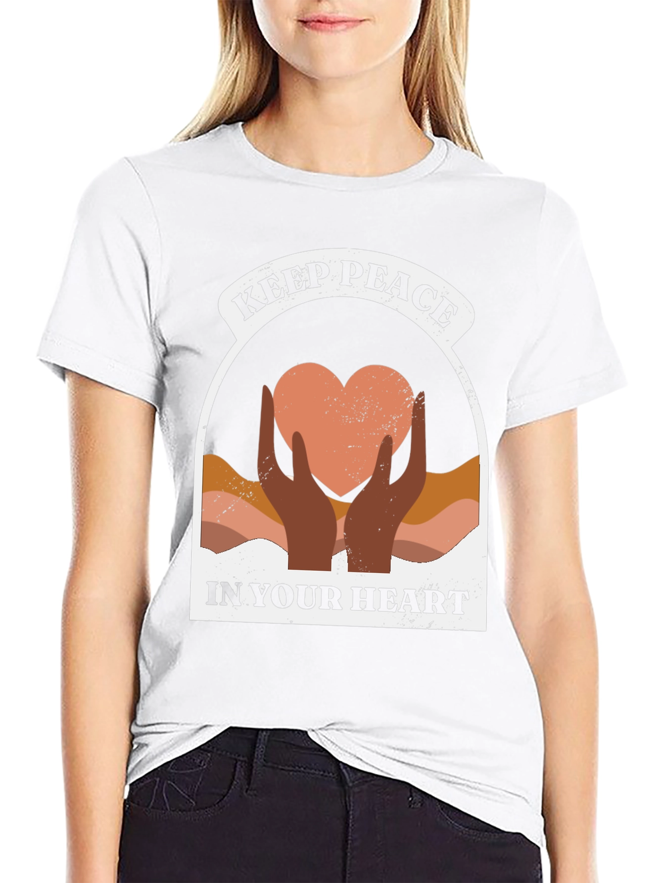 Keep Peace in Your Heart Graphic T-Shirt