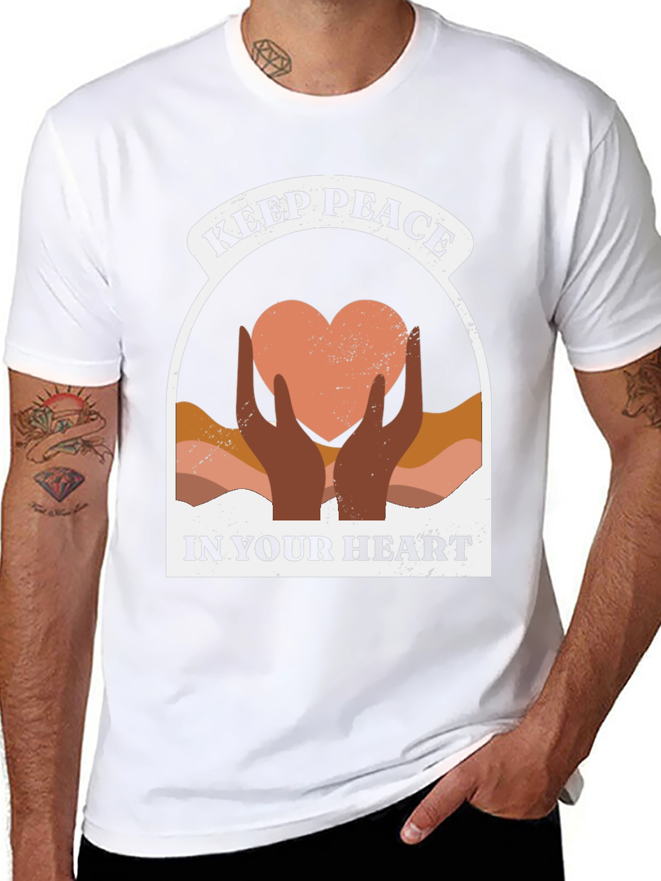 Keep Peace in Your Heart Graphic T-Shirt