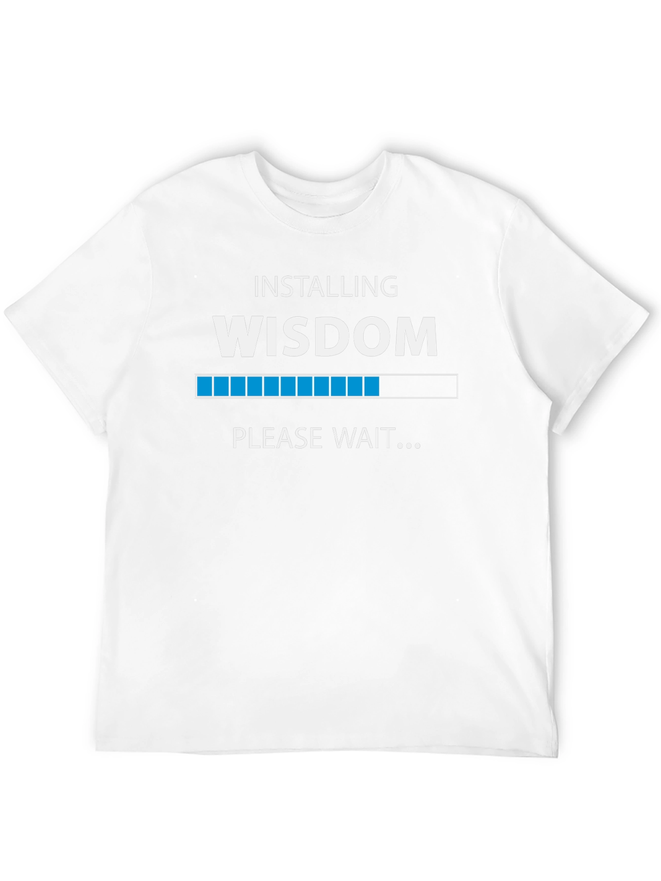 Installing Wisdom Graphic Tee - Black Cotton T-Shirt