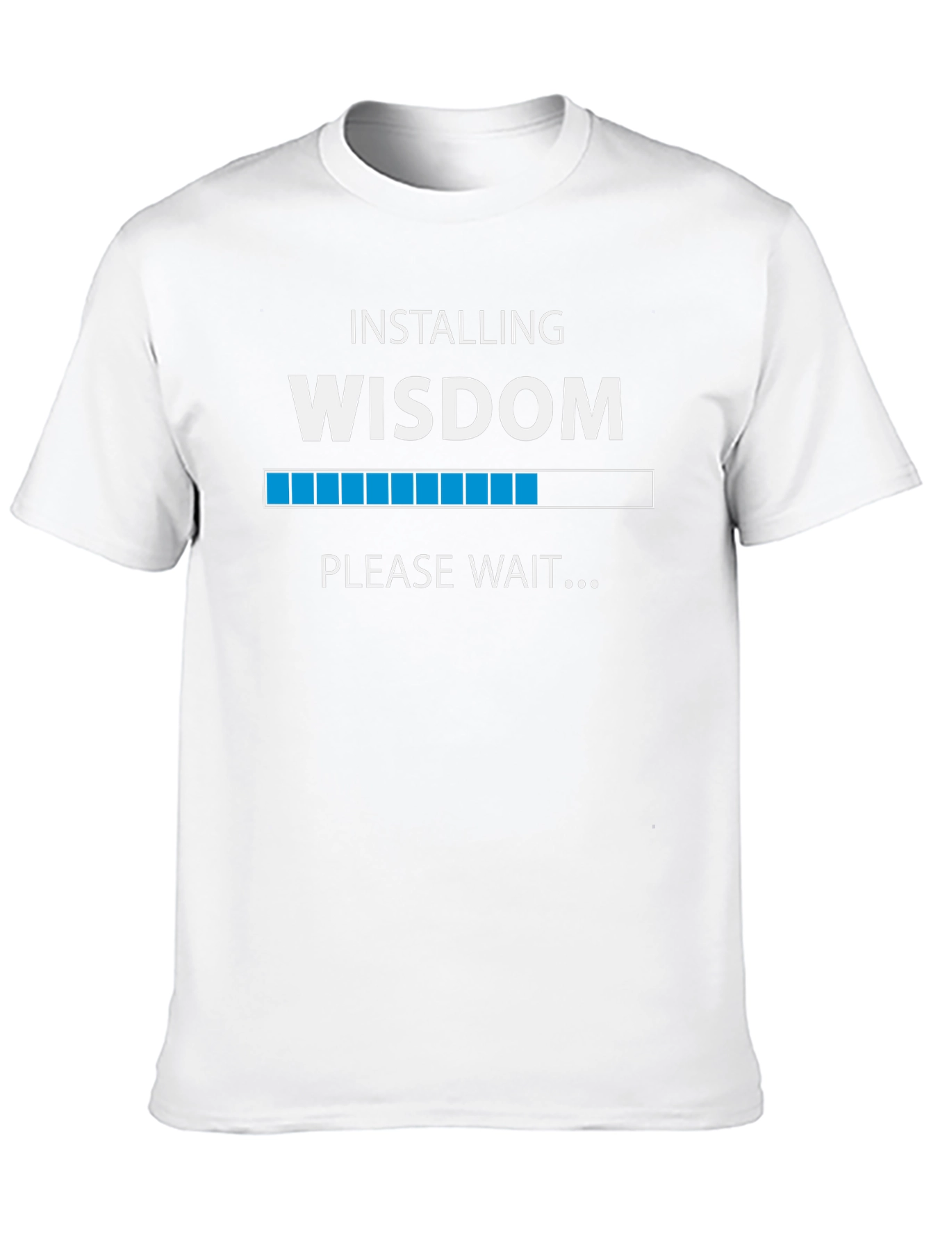Installing Wisdom Graphic Tee - Black Cotton T-Shirt