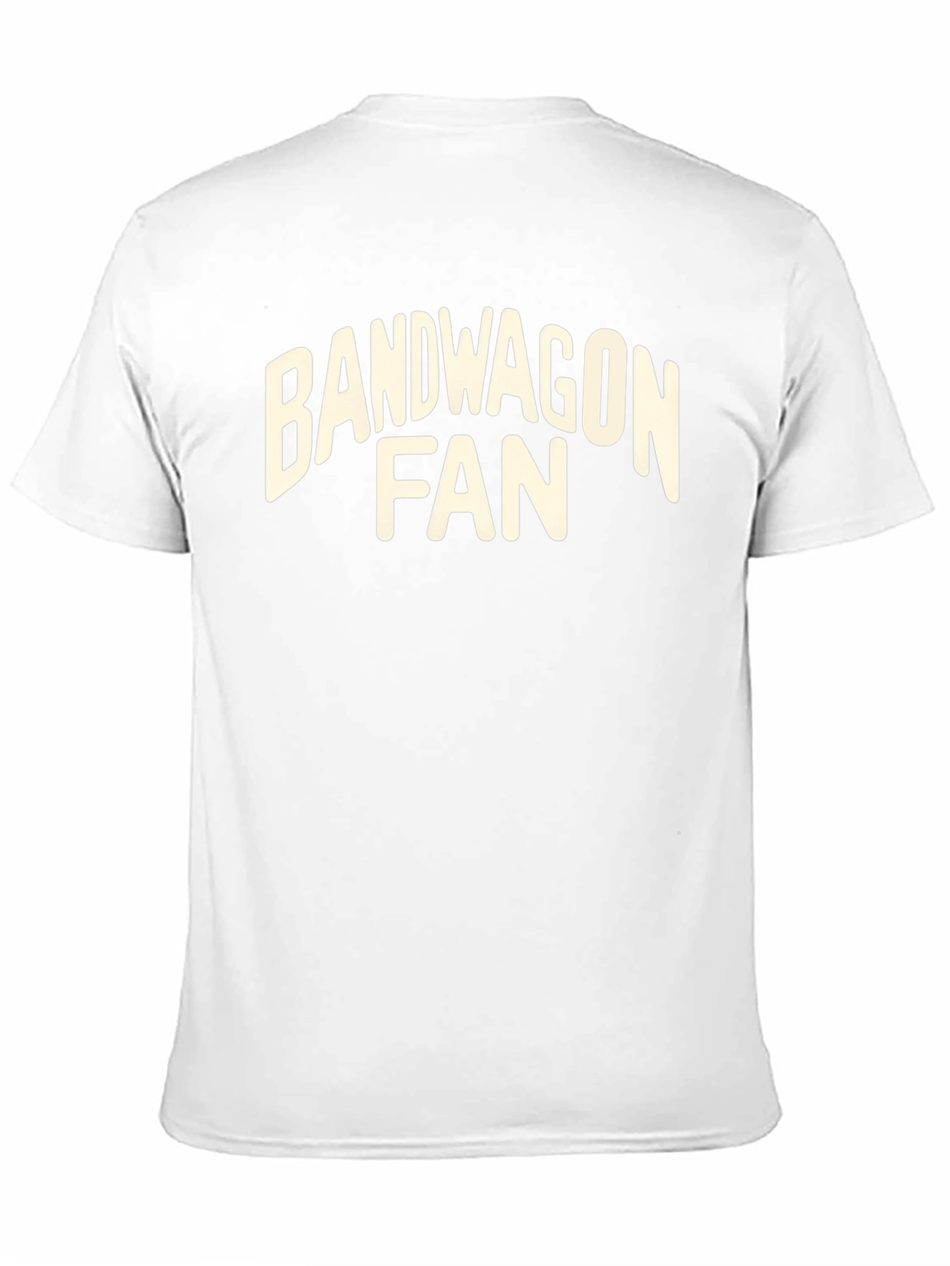 Bandwagon Fan Black Crew Neck T-Shirt