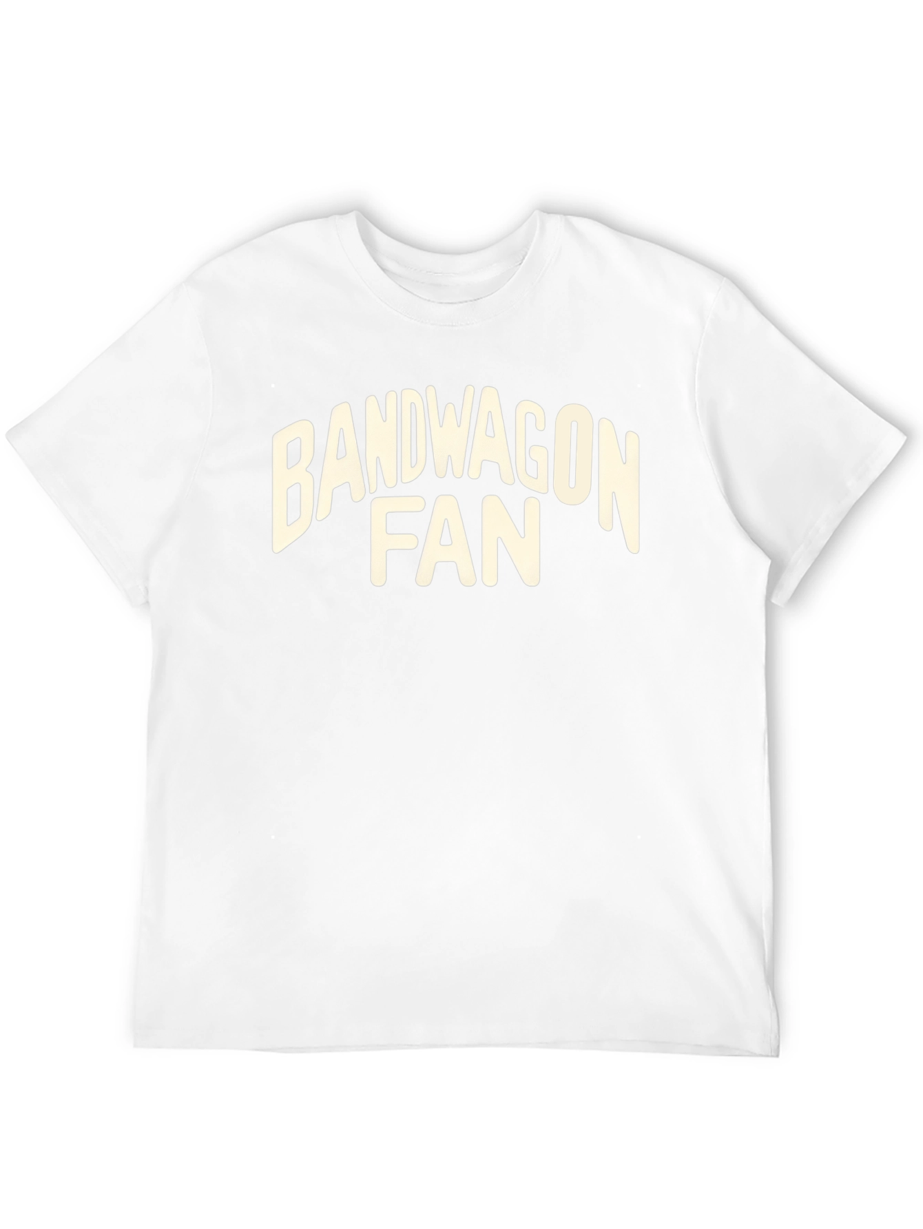 Bandwagon Fan Black Crew Neck T-Shirt