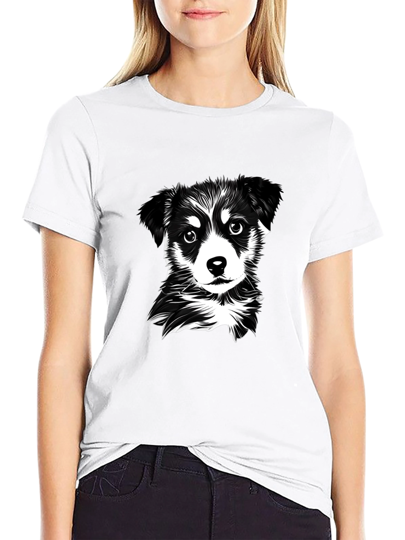 Black Dog Graphic T-Shirt