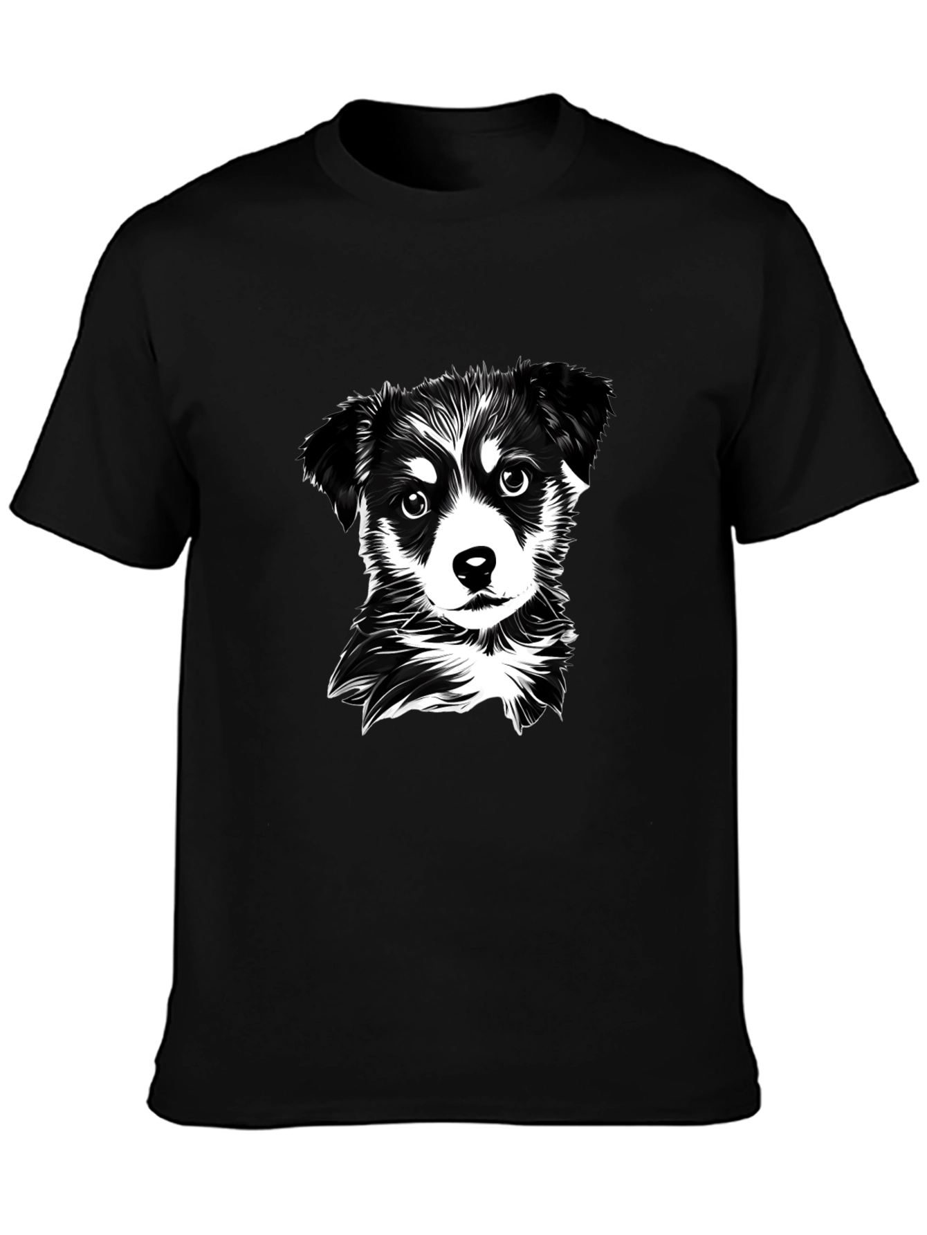 Black Dog Graphic T-Shirt