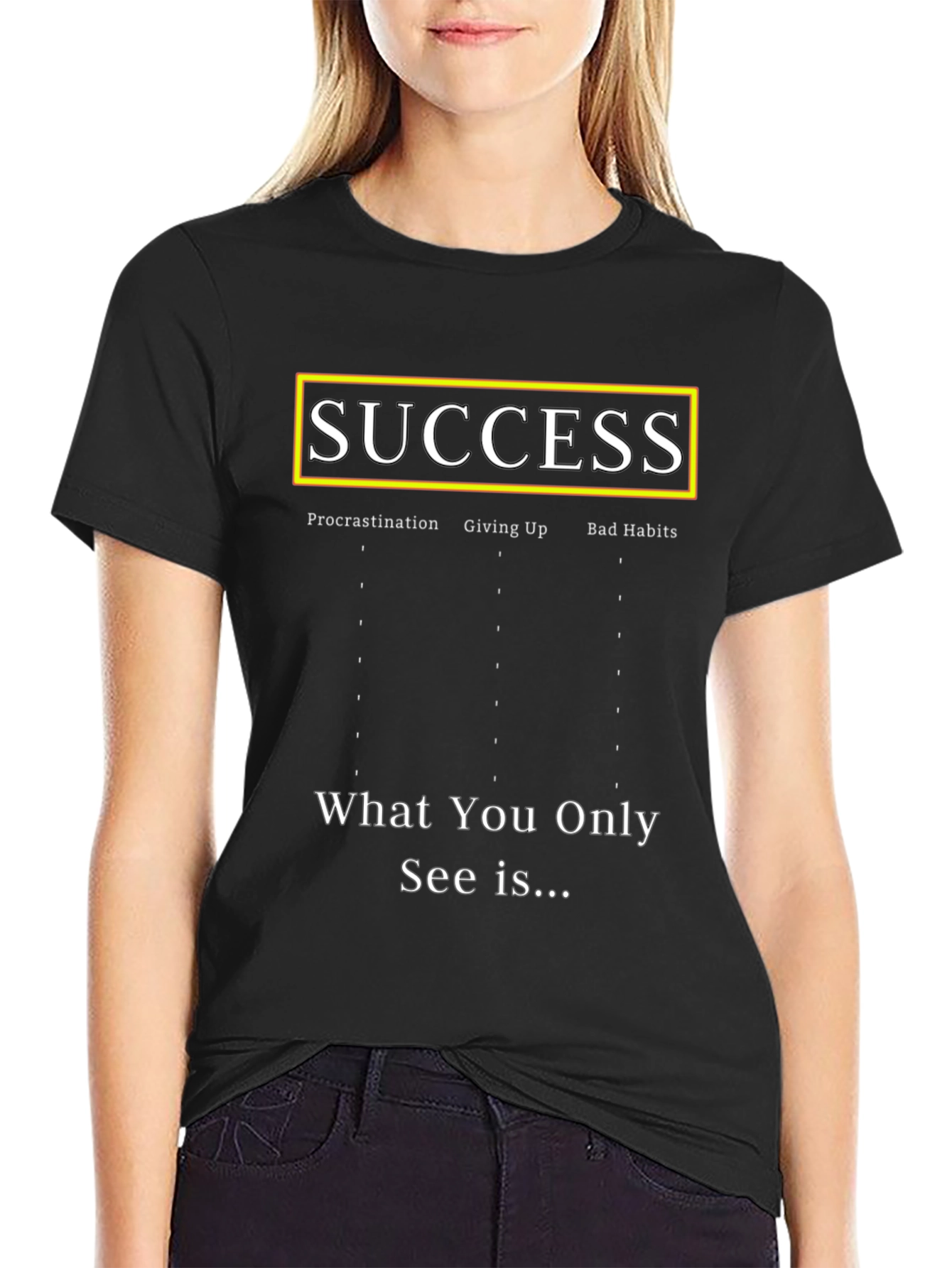 Success T-Shirt - Procrastination Giving Up Bad Habits