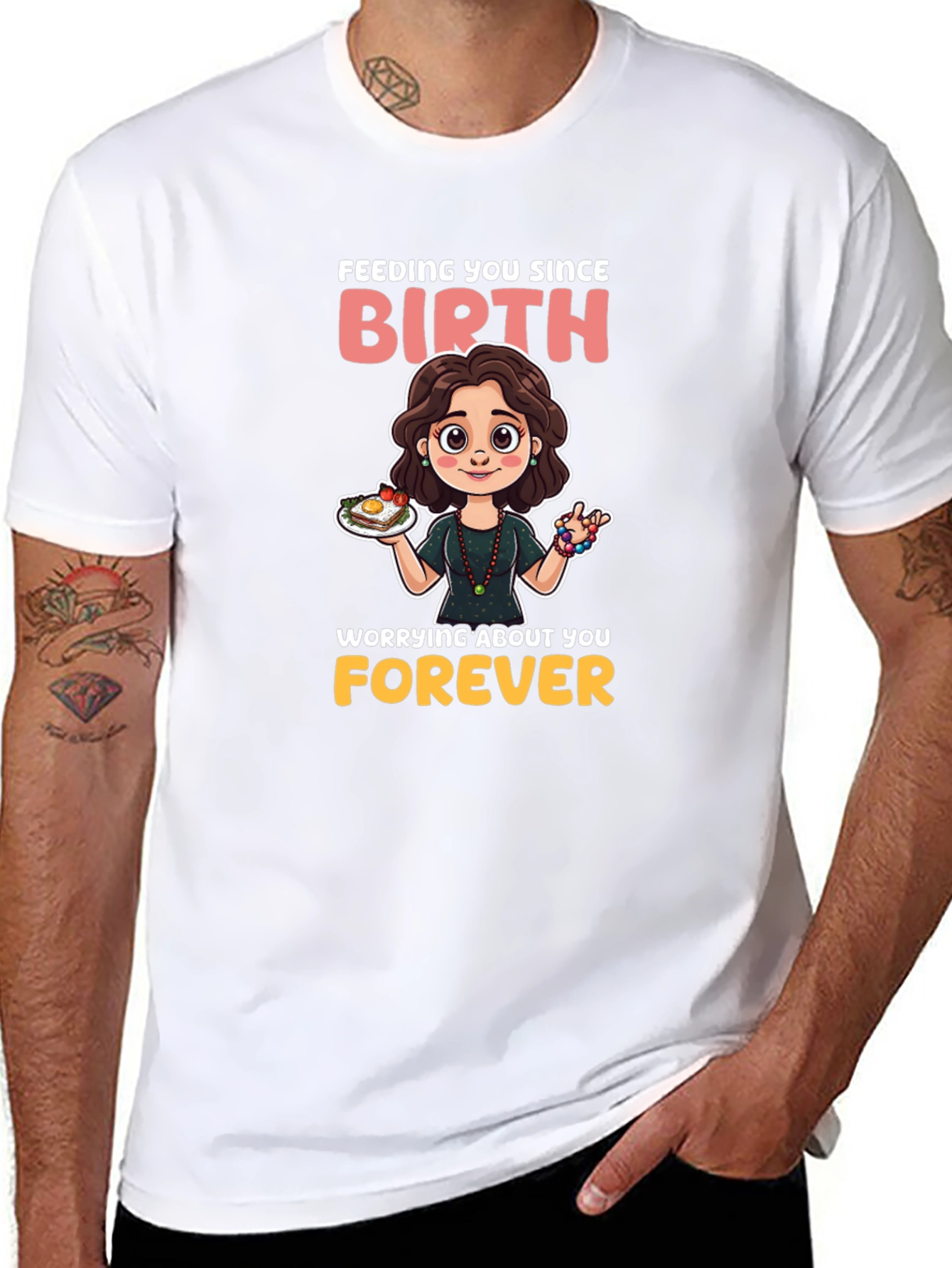 Mom Feeding You Since Birth T-Shirt