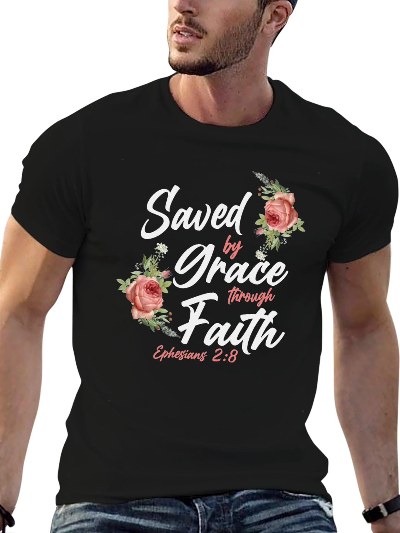 Saved by Grace Christian T-Shirt