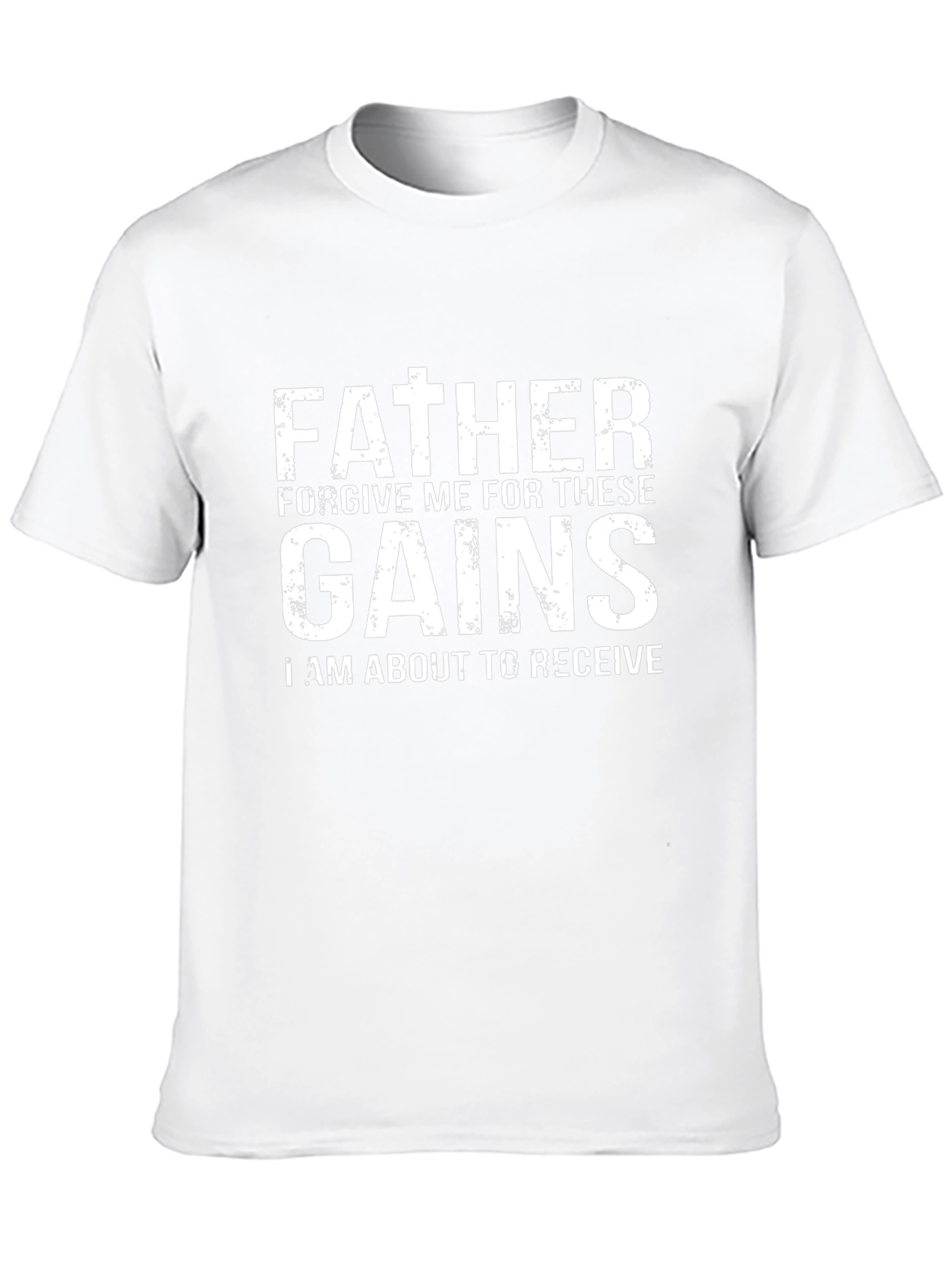 Father Forgive Me Gains Black T-Shirt