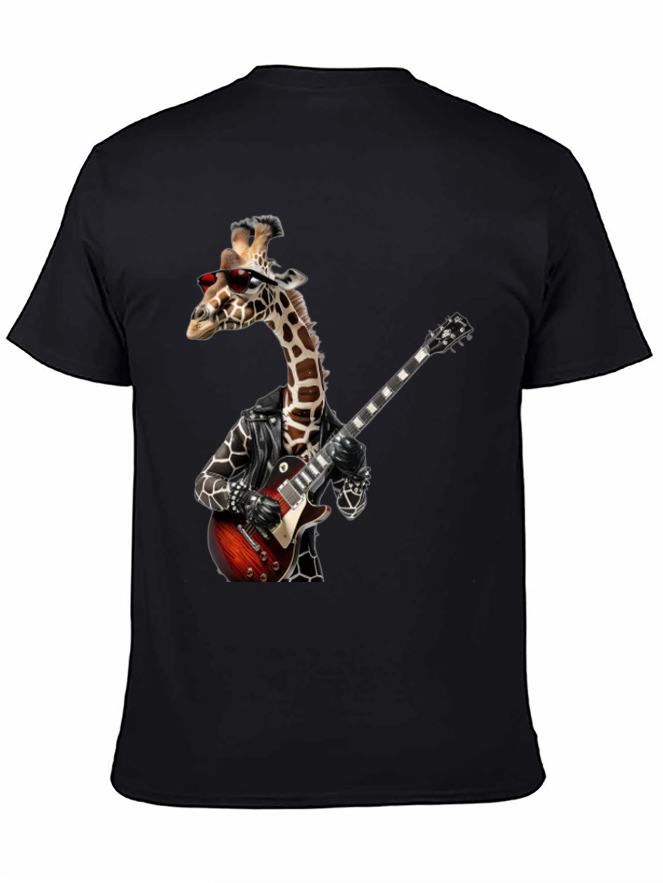 Giraffe Rocker Graphic Tee - Black